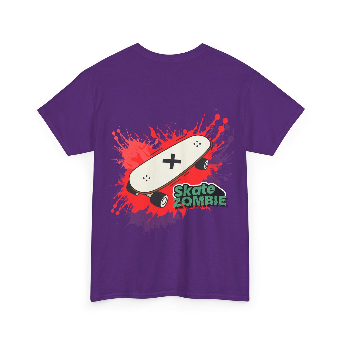Skate Blood - Unisex Tee - Skate Zombie Back Design T-Shirt