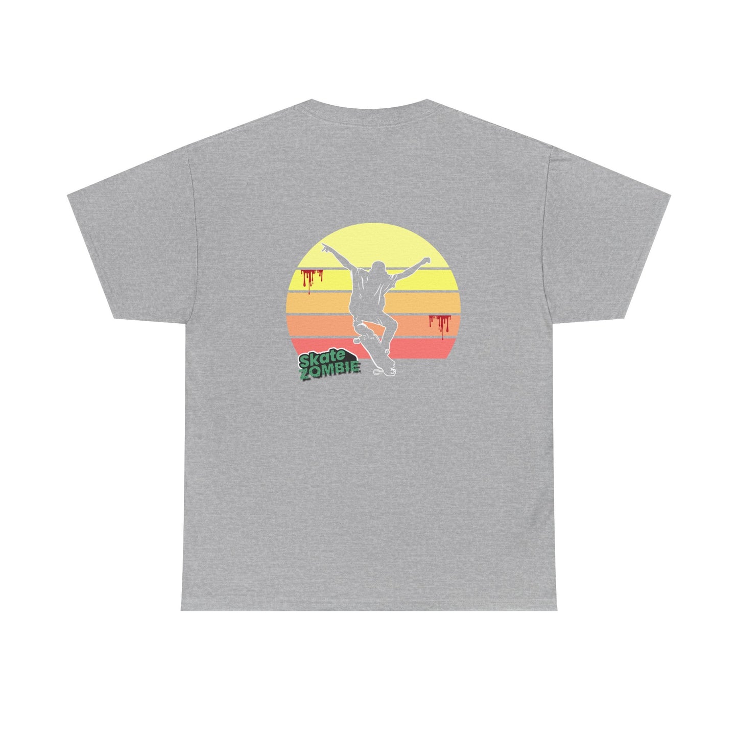 Skate Zombie LA - Unisex Tee - Skate Zombie Back Design T-Shirt