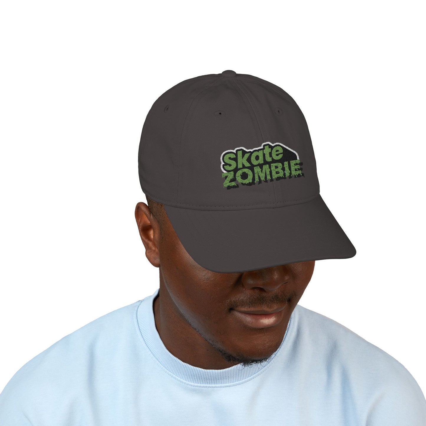 Skate Zombie - Embroidered Organic Baseball Cap