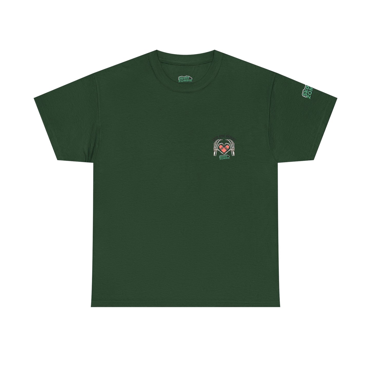 Love Ride Repeat - Unisex Tee - Skate Zombie Small Logo T-Shirt