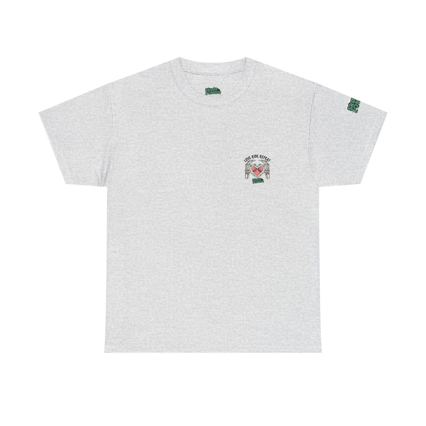 Love Ride Repeat - Unisex Tee - Skate Zombie Small Logo T-Shirt