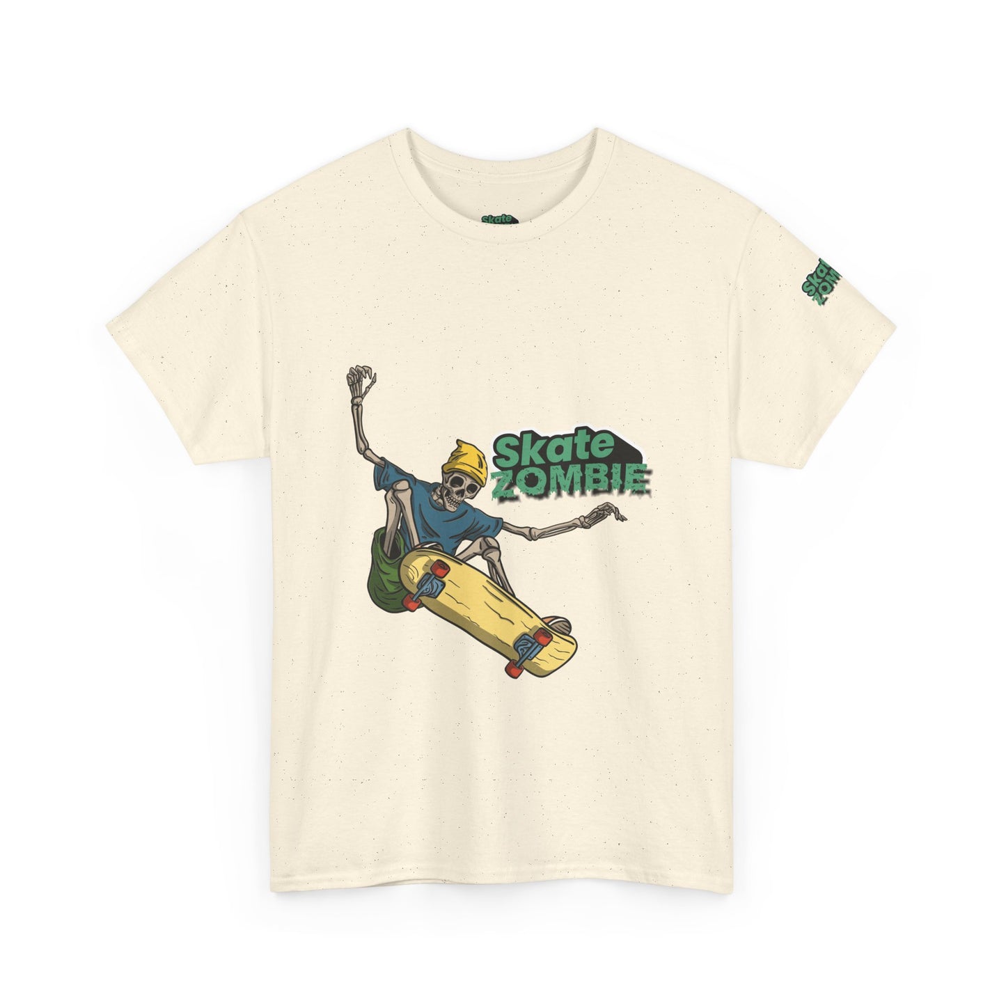 Skate Skeleton - Unisex Tee - Skate Zombie Front Design T-Shirt