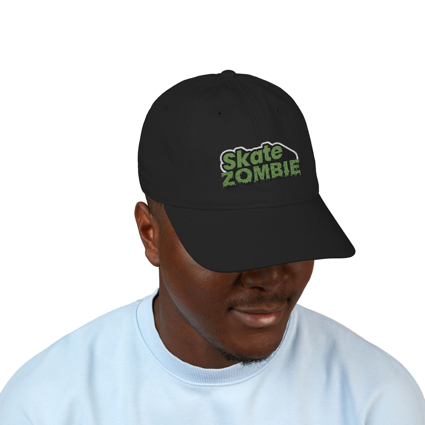 Skate Zombie - Embroidered Organic Baseball Cap