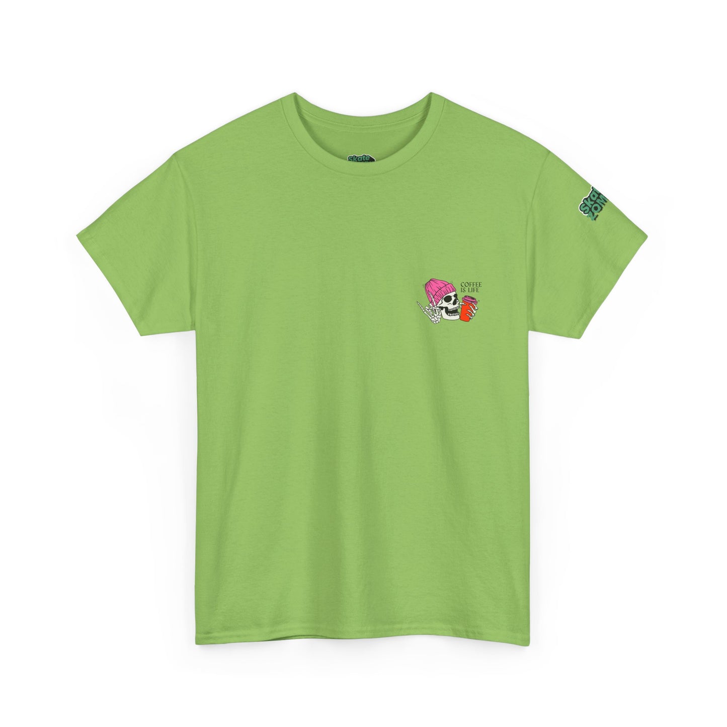 Coffee Is Life - Unisex Tee - Skate Zombie Small Logo T-Shirt