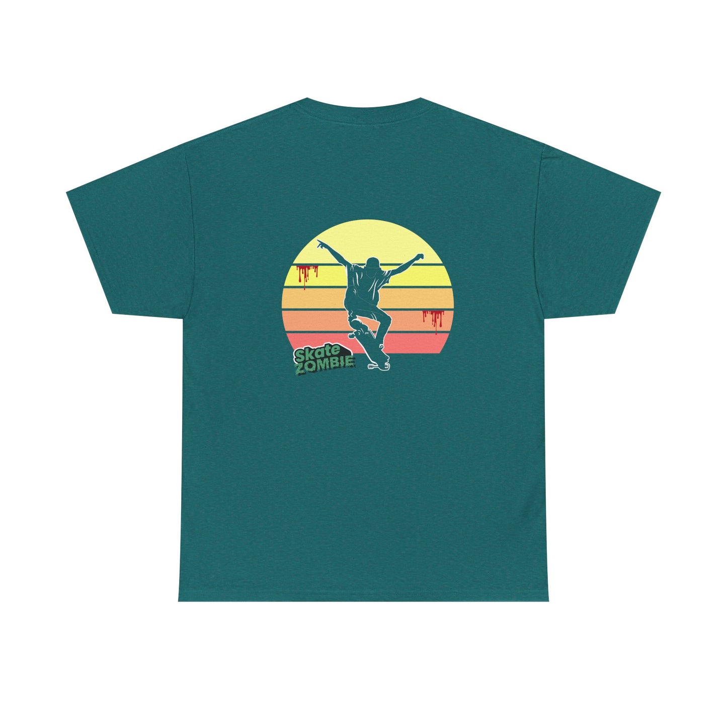 Skate Zombie LA - Unisex Tee - Skate Zombie Back Design T-Shirt