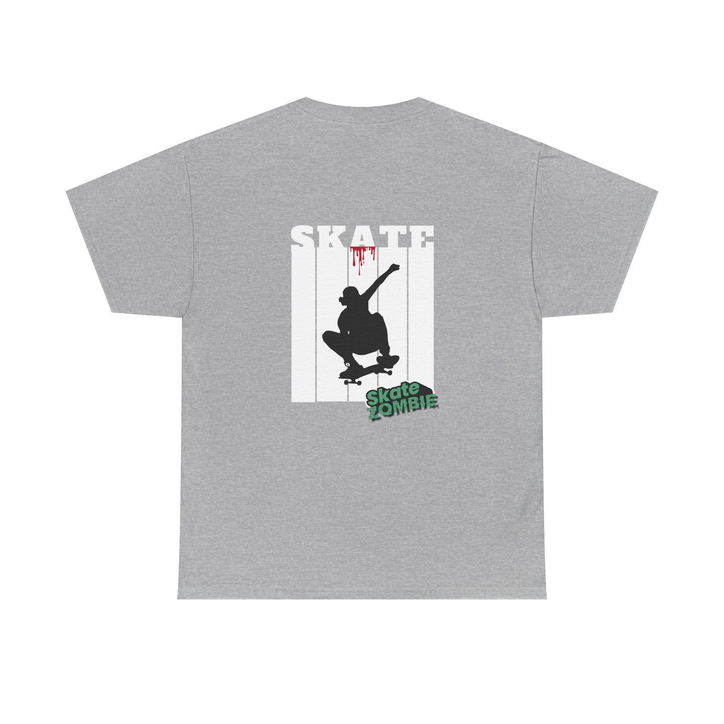 Skate NYC - Unisex Tee - Skate Zombie Back Design T-Shirt