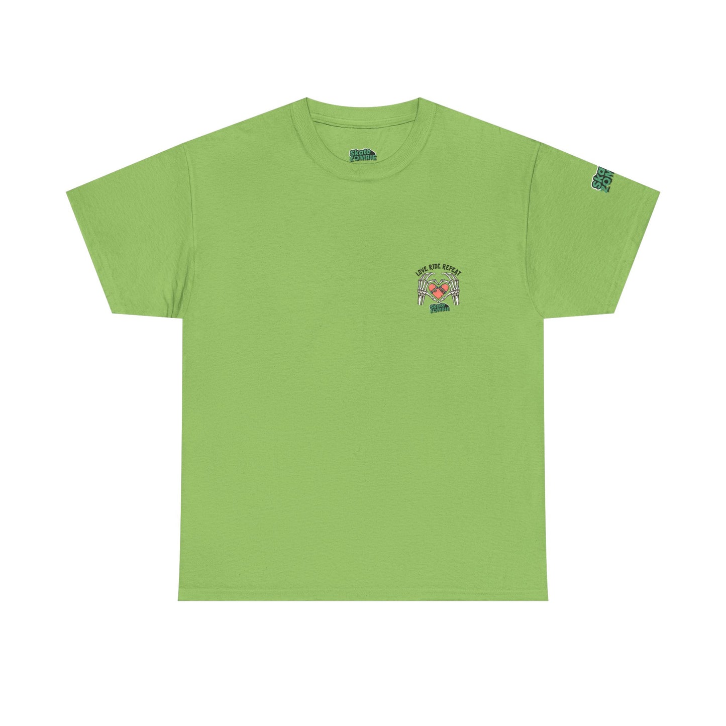 Love Ride Repeat - Unisex Tee - Skate Zombie Small Logo T-Shirt
