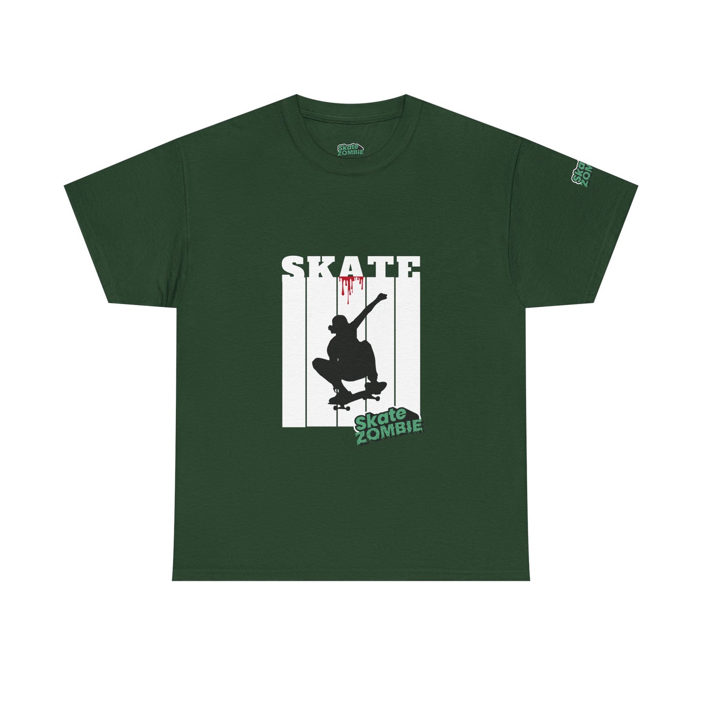 Skate NYC - Unisex Tee - Skate Zombie Front Design T-Shirt