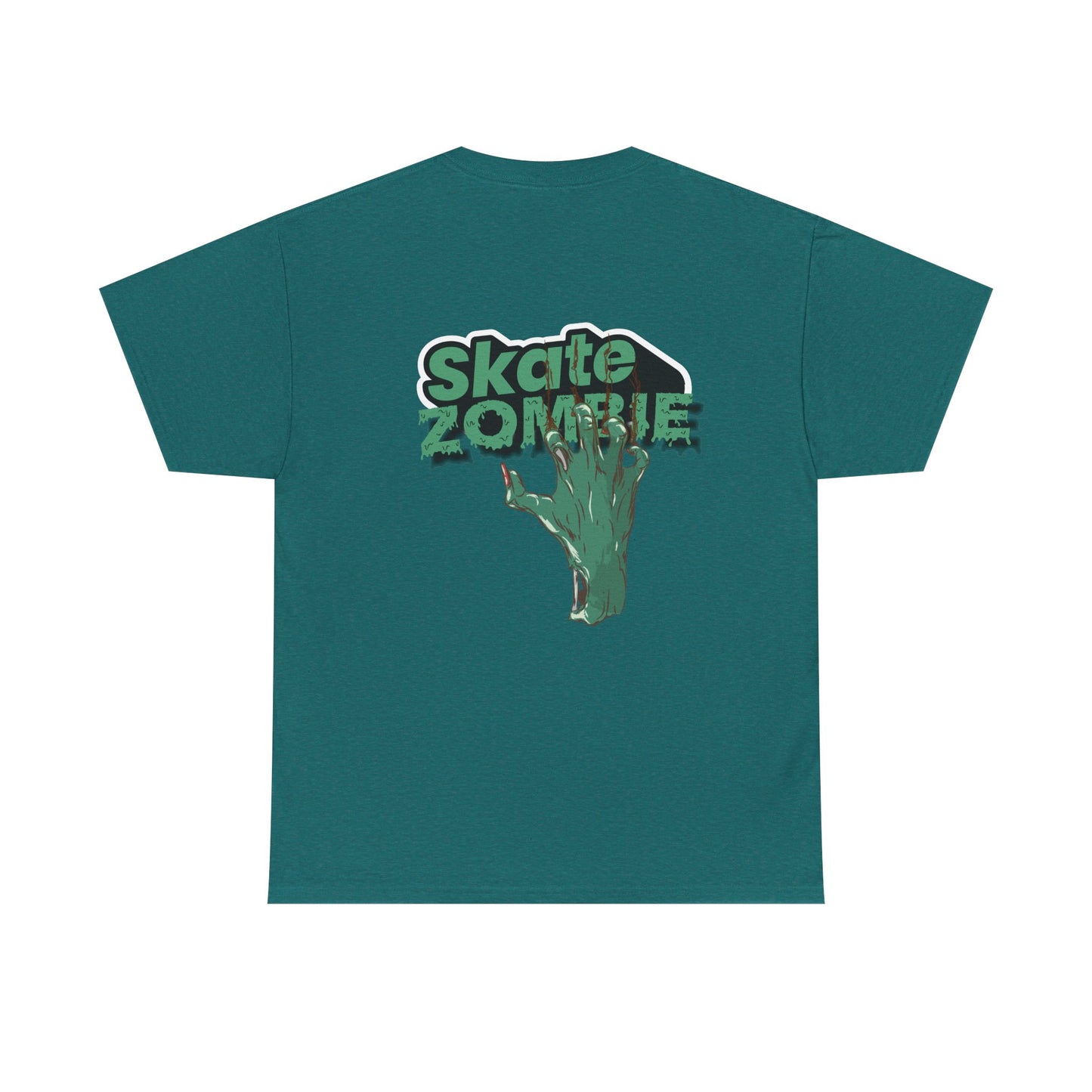 Skate Hand - Unisex Tee - Skate Zombie Back Design T-Shirt