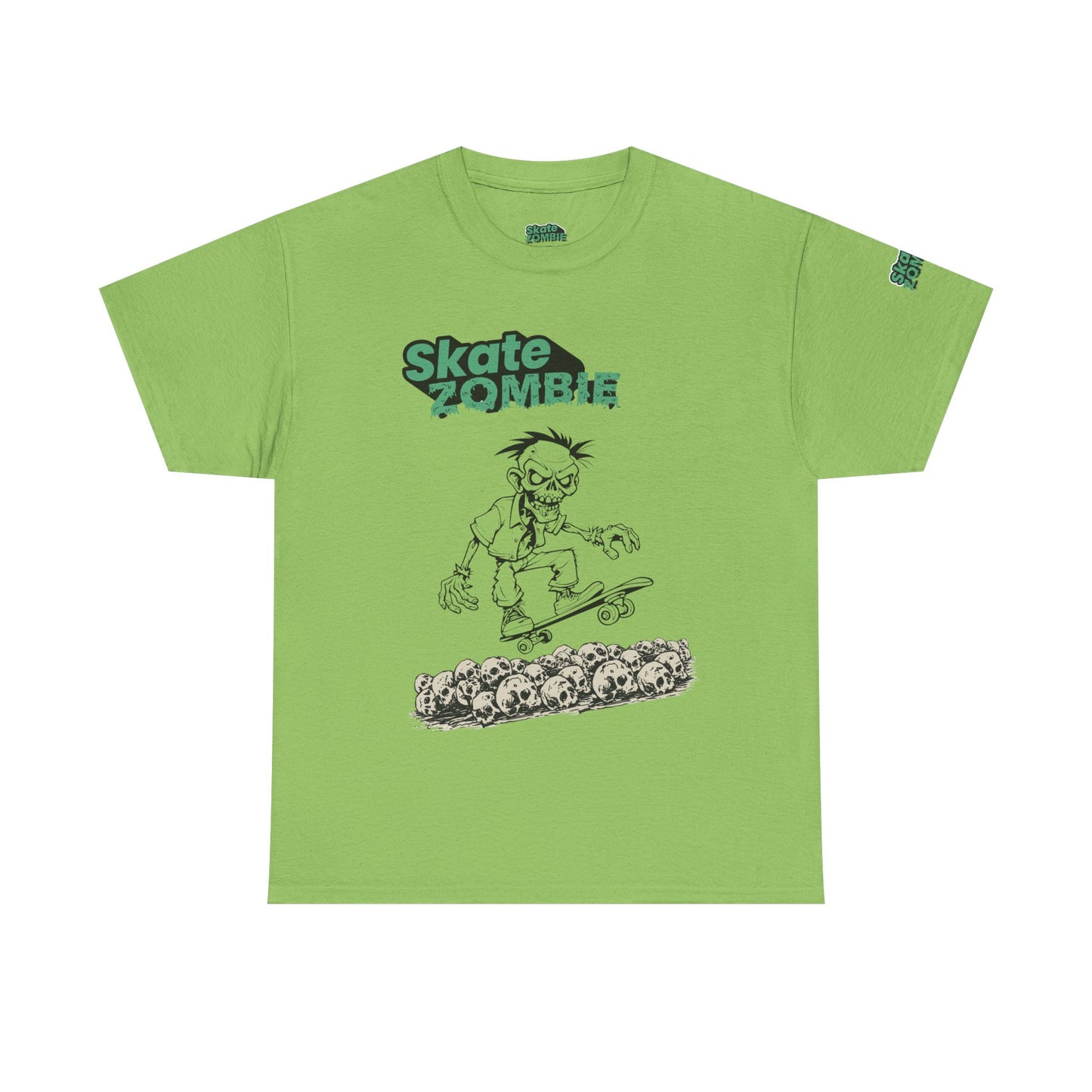 Skate Skulls - Unisex Tee - Skate Zombie Front Design T-Shirt