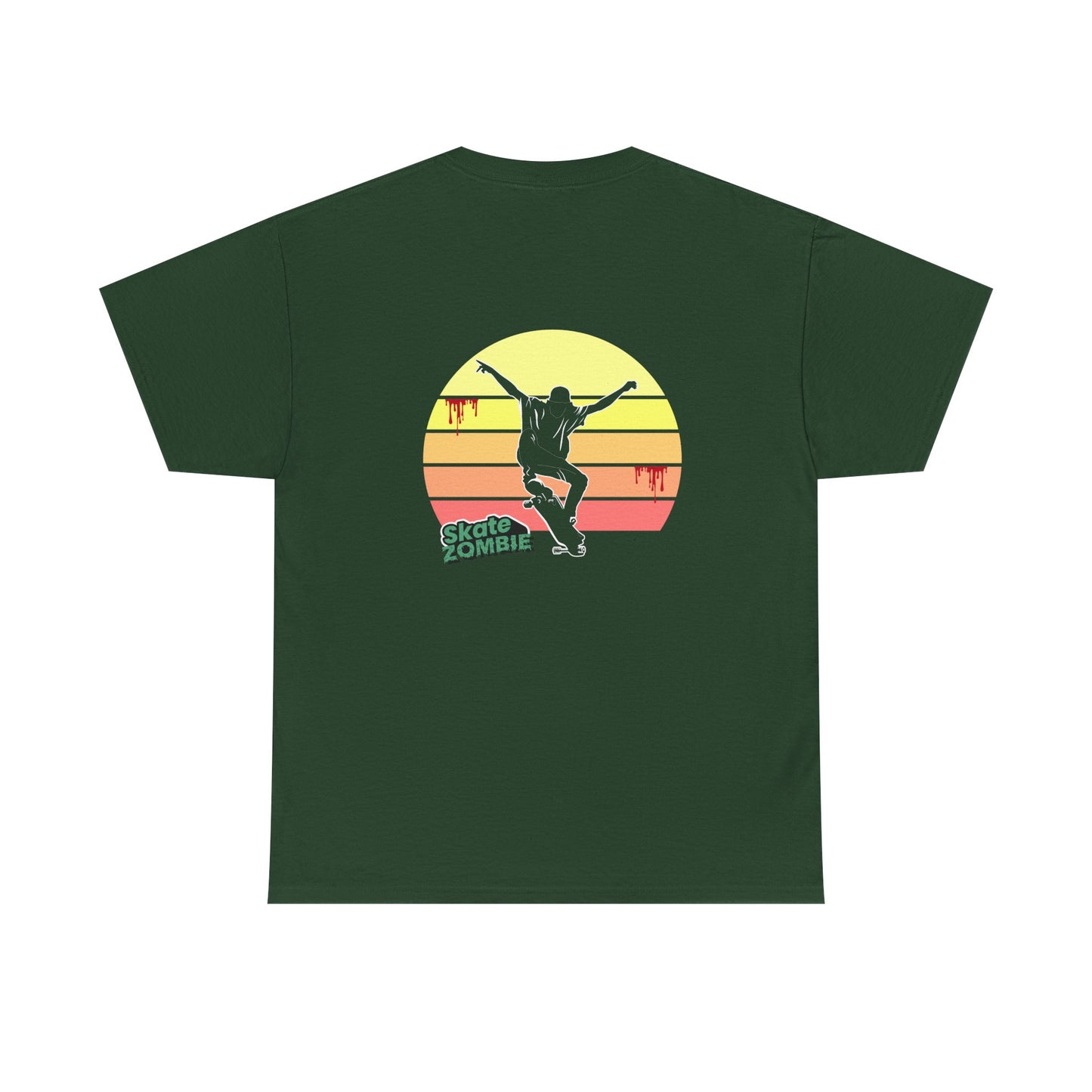 Skate Zombie LA - Unisex Tee - Skate Zombie Back Design T-Shirt