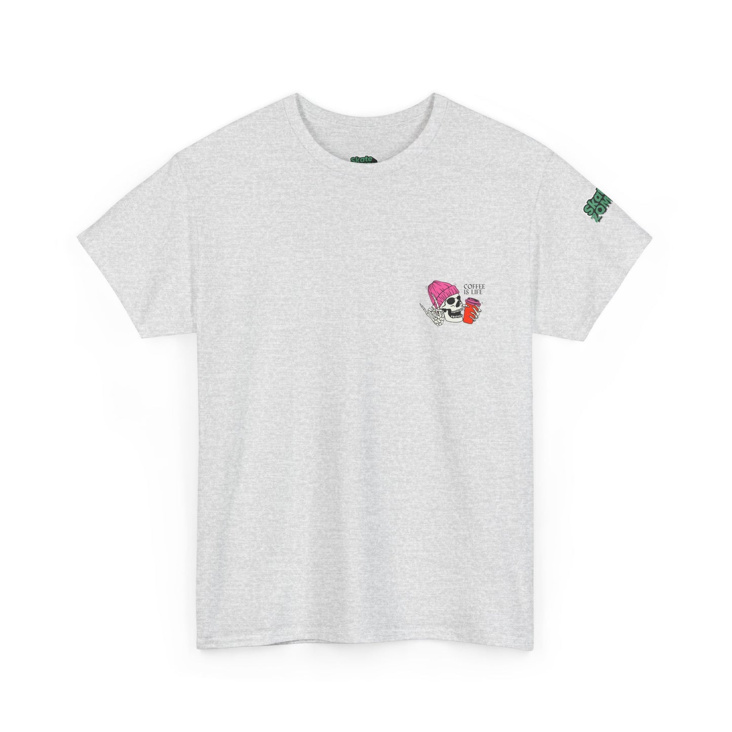 Coffee Is Life - Unisex Tee - Skate Zombie Small Logo T-Shirt