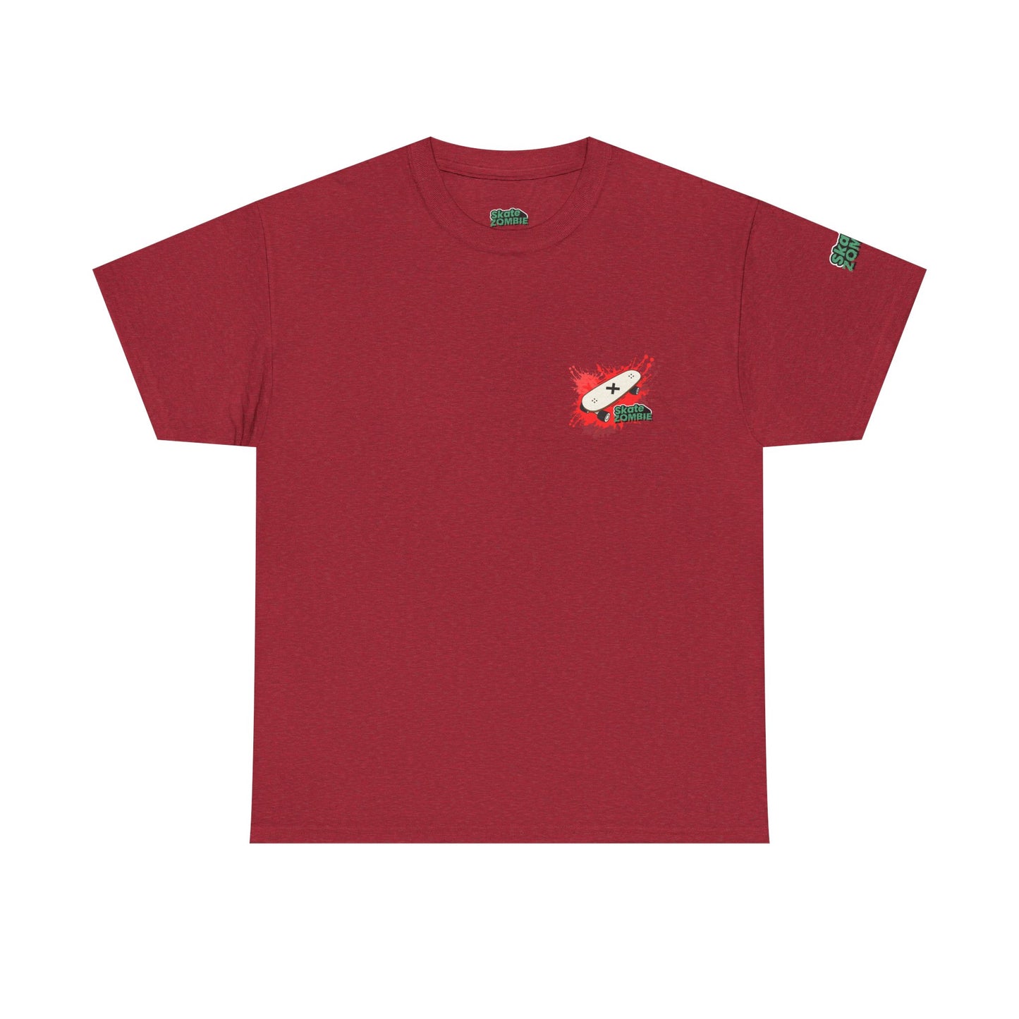 Skate Blood - Unisex Tee - Skate Zombie Small Logo T-Shirt