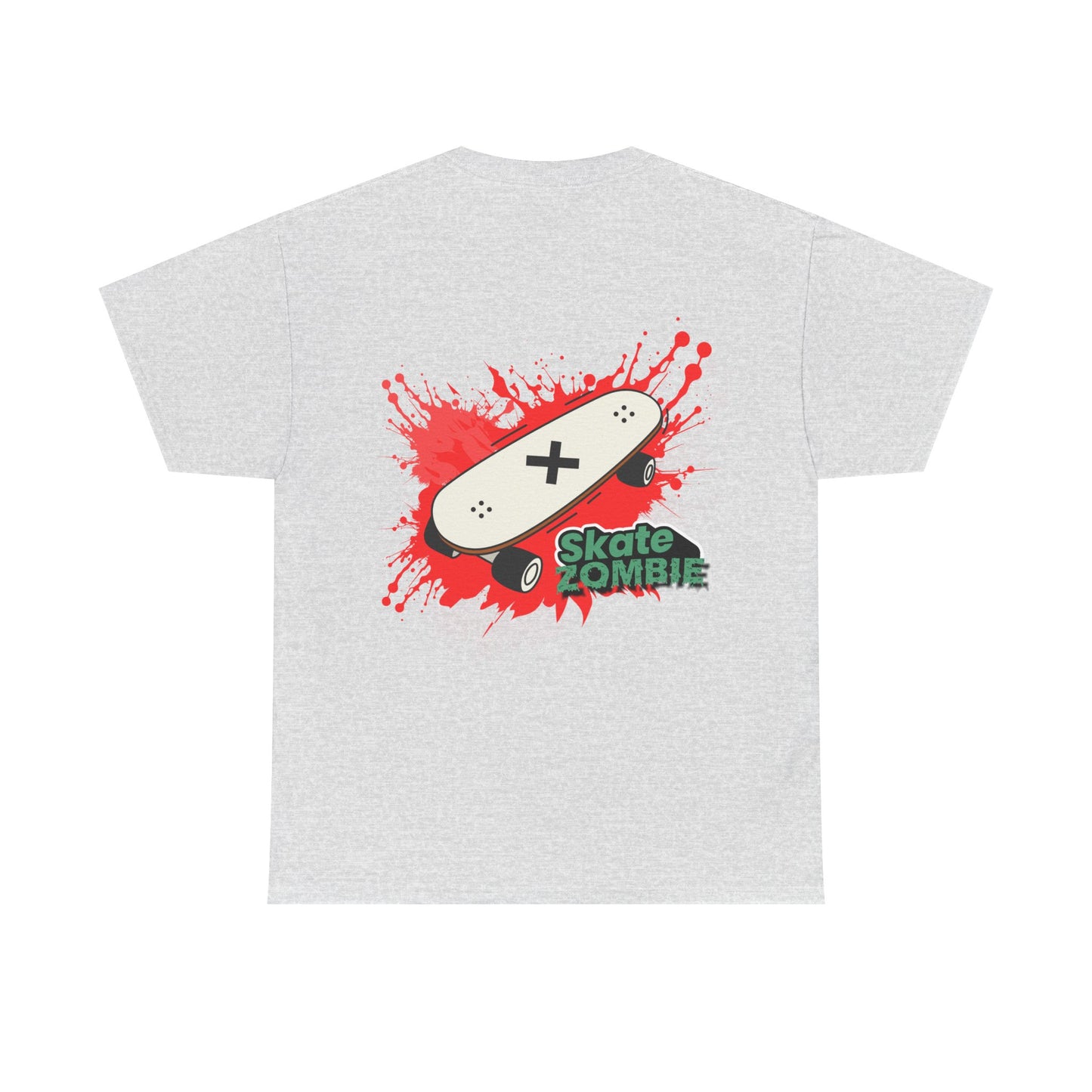 Skate Blood - Unisex Tee - Skate Zombie Back Design T-Shirt