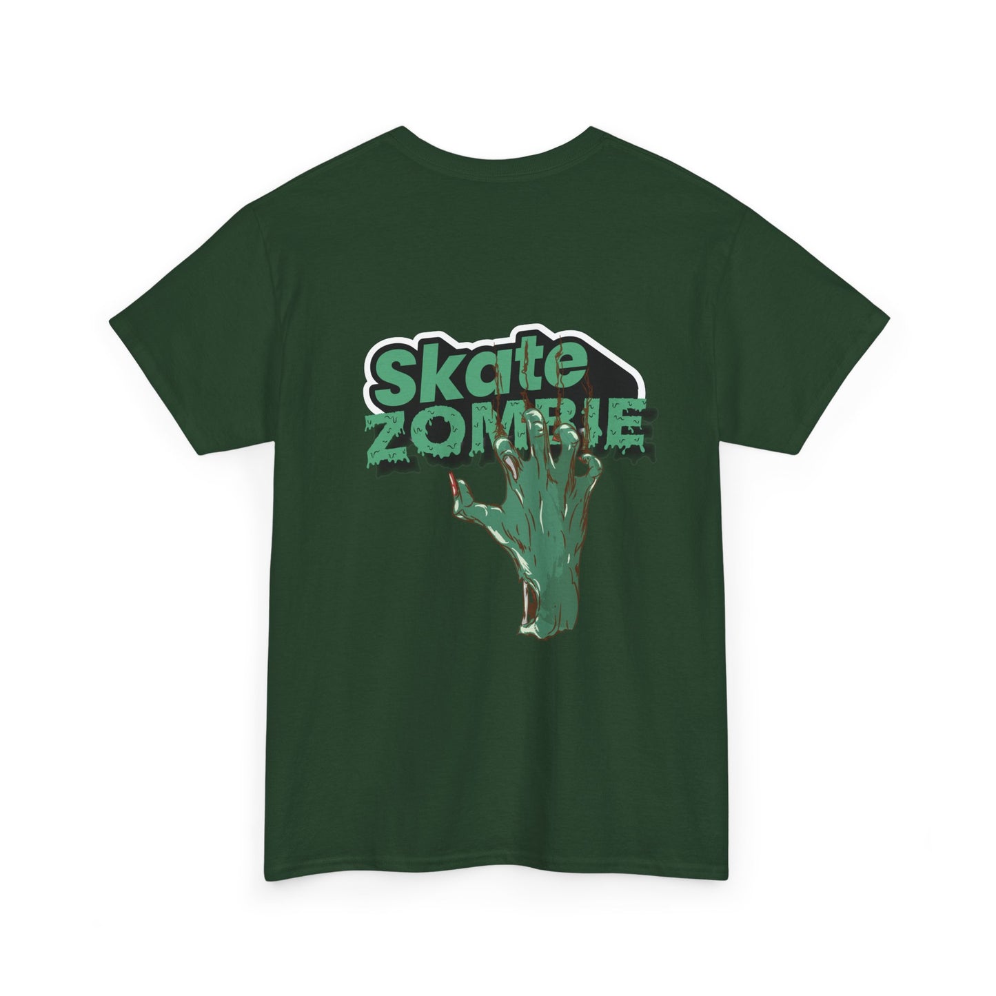 Skate Hand - Unisex Tee - Skate Zombie Back Design T-Shirt