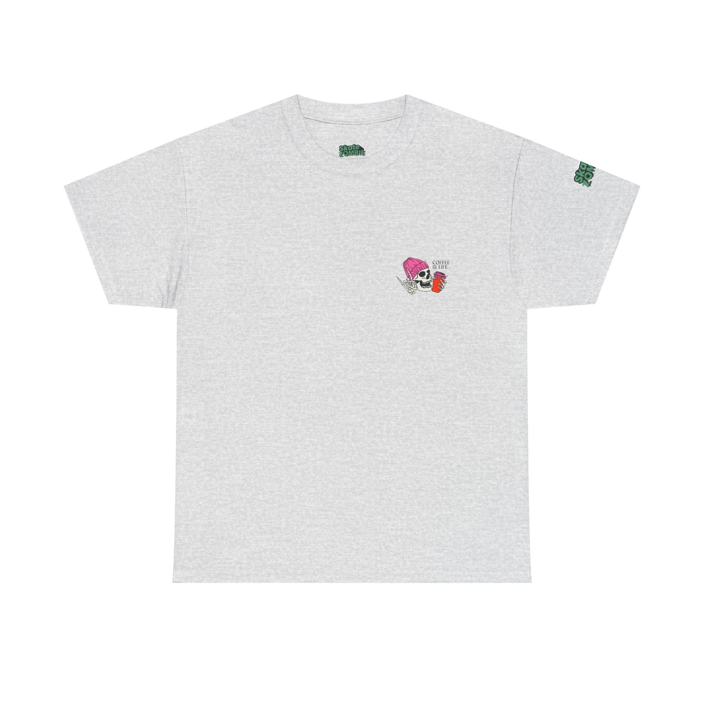 Coffee Is Life - Unisex Tee - Skate Zombie Small Logo T-Shirt