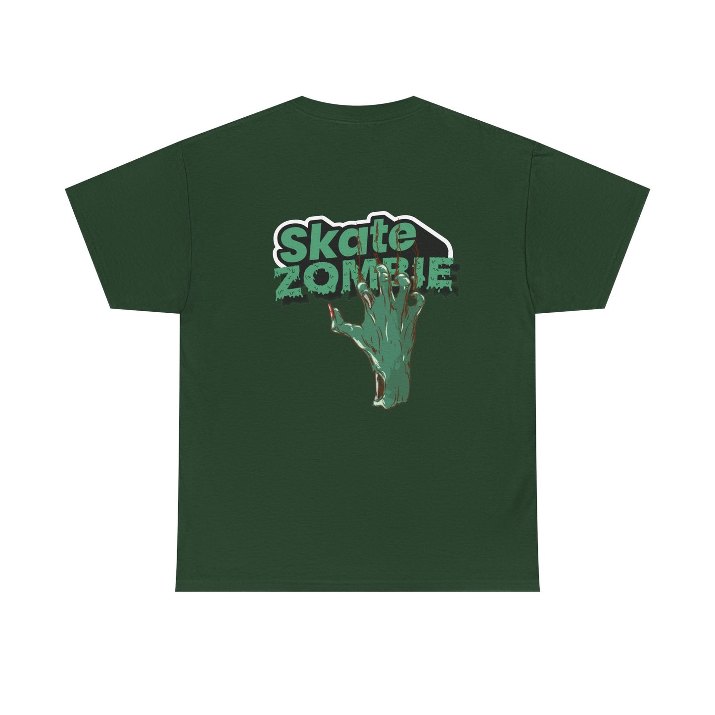 Skate Hand - Unisex Tee - Skate Zombie Back Design T-Shirt