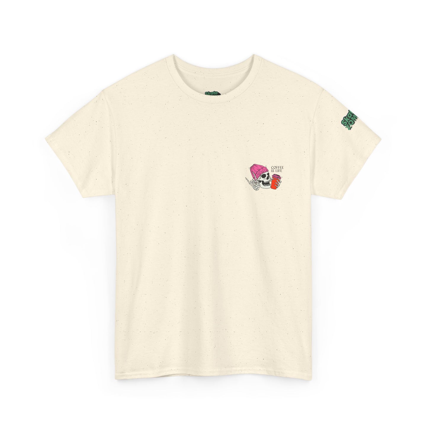 Coffee Is Life - Unisex Tee - Skate Zombie Small Logo T-Shirt