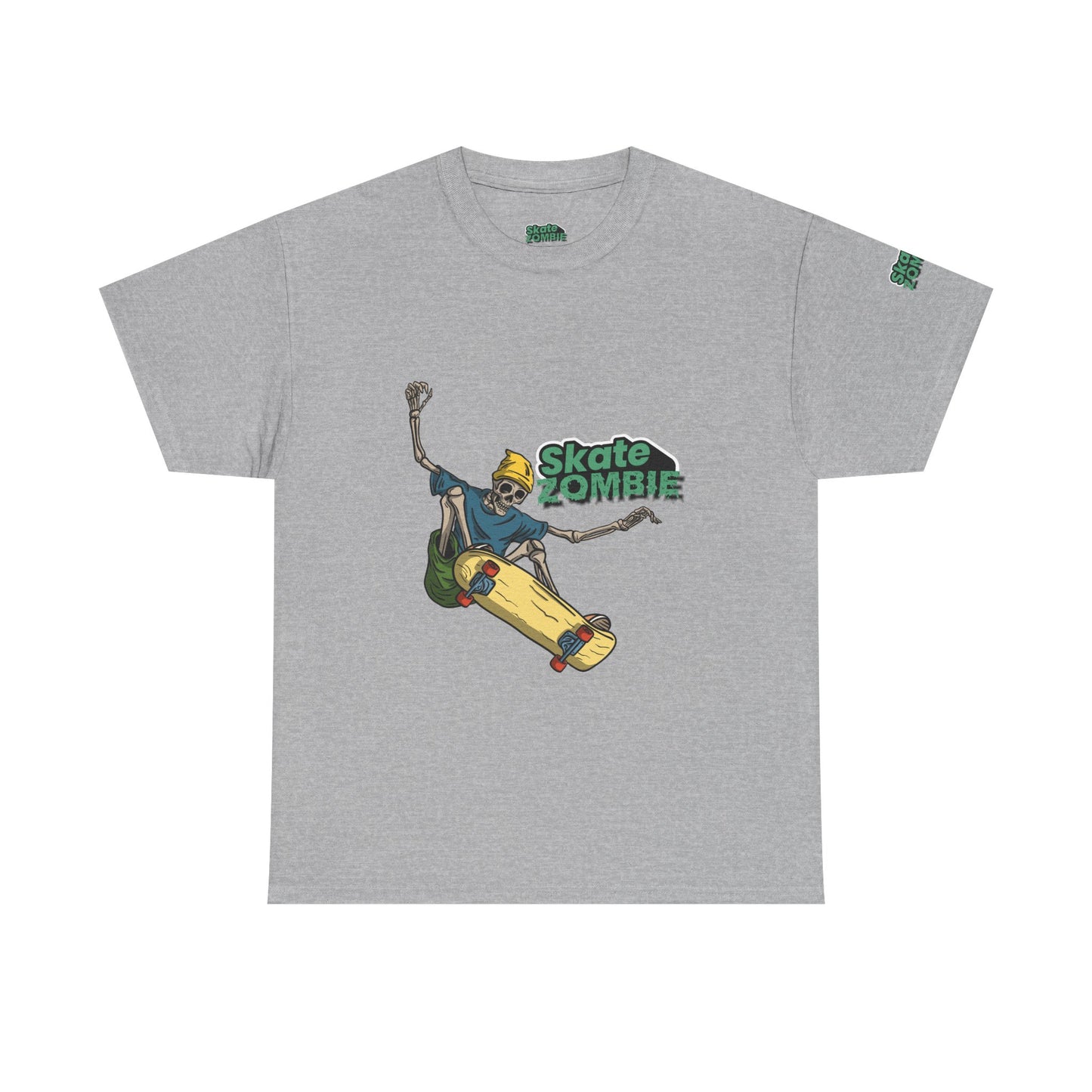 Skate Skeleton - Unisex Tee - Skate Zombie Front Design T-Shirt