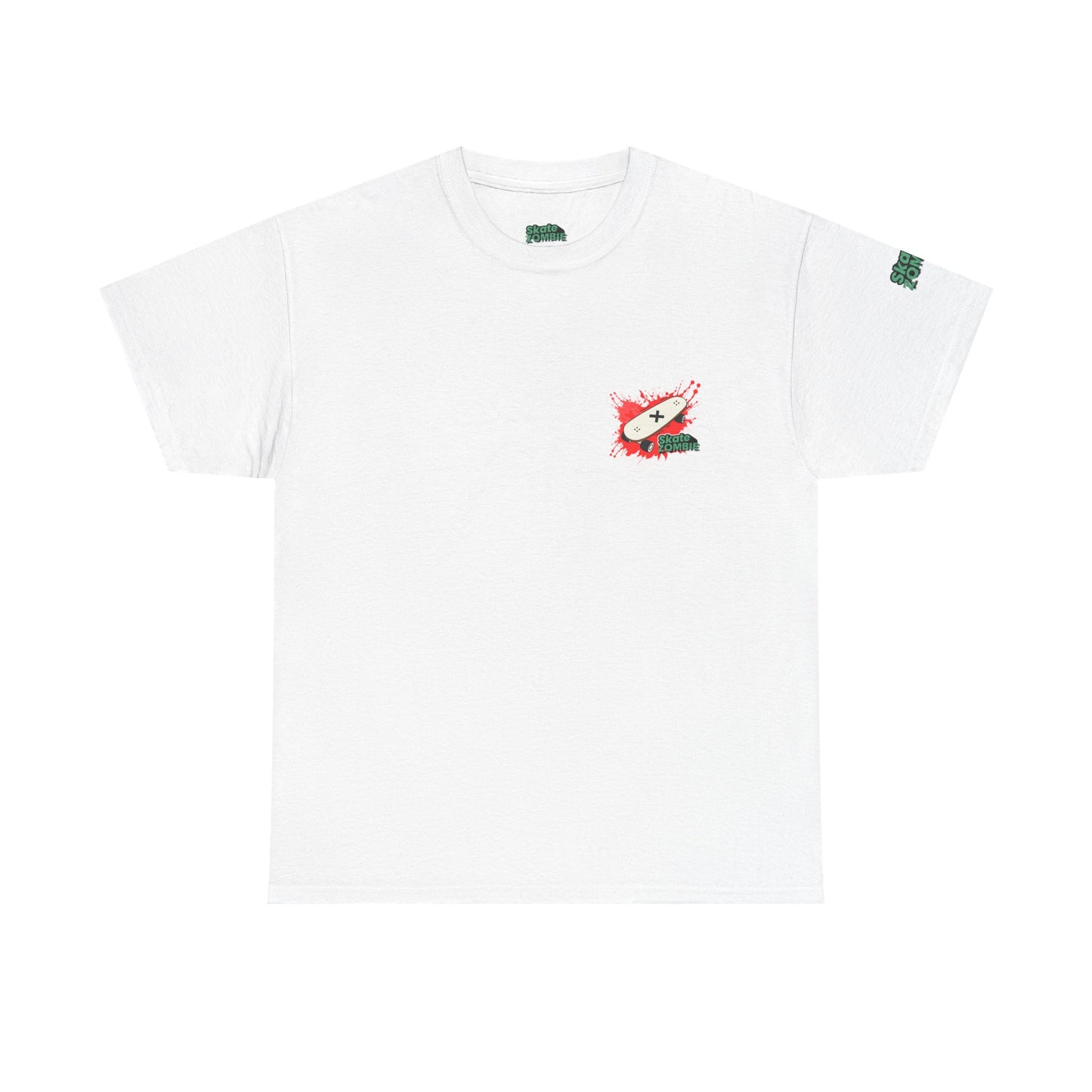 Skate Blood - Unisex Tee - Skate Zombie Small Logo T-Shirt