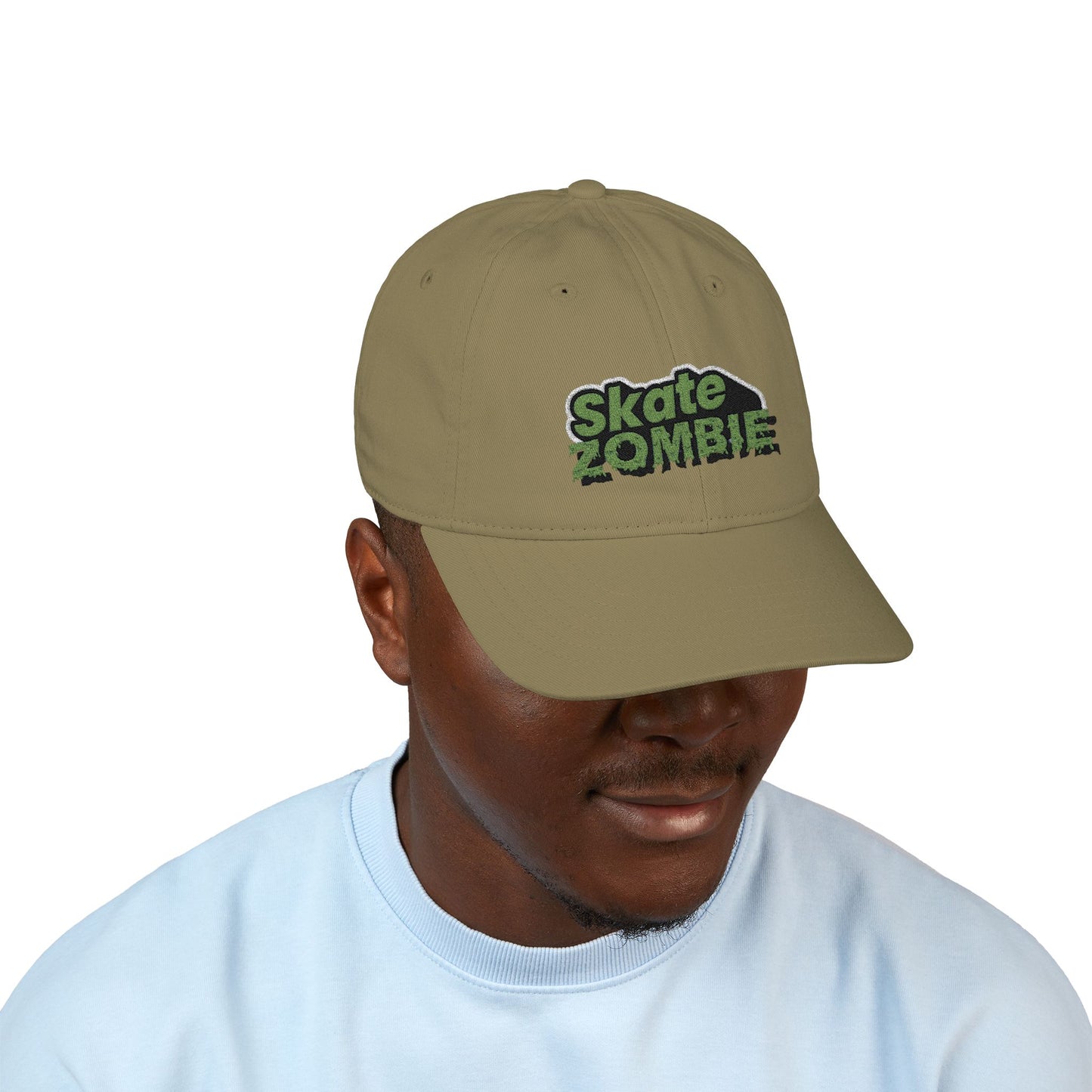 Skate Zombie - Embroidered Organic Baseball Cap