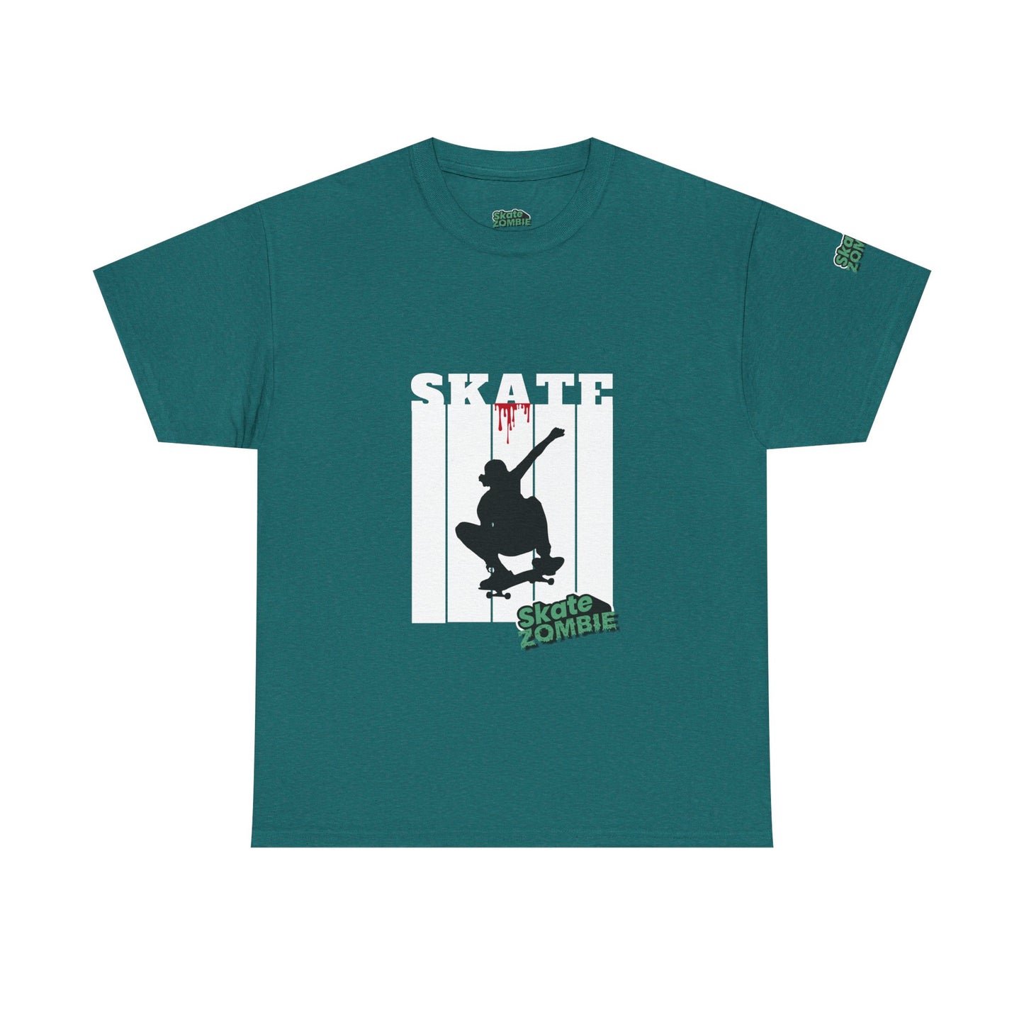 Skate NYC - Unisex Tee - Skate Zombie Front Design T-Shirt