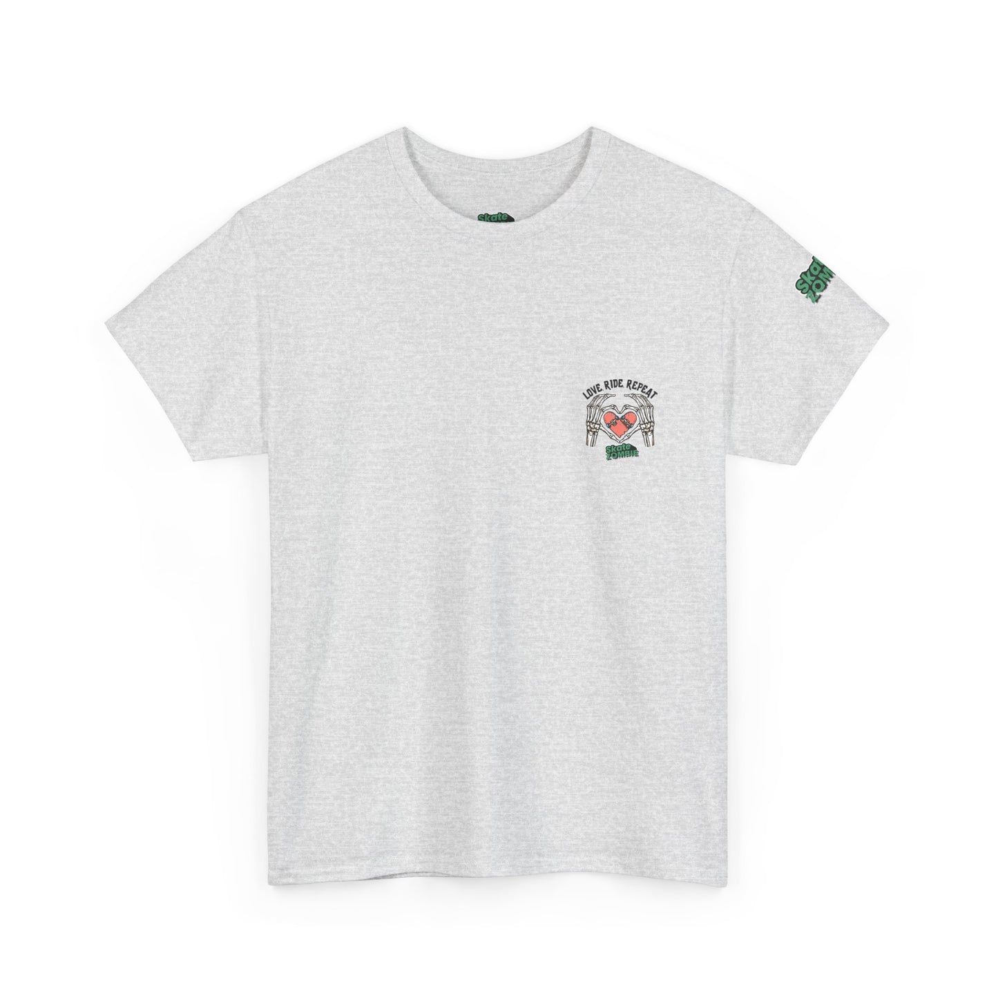 Love Ride Repeat - Unisex Tee - Skate Zombie Small Logo T-Shirt