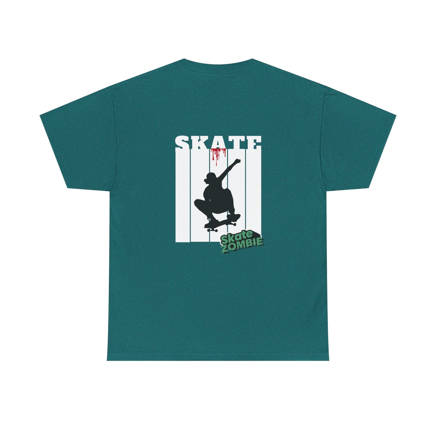Skate NYC - Unisex Tee - Skate Zombie Back Design T-Shirt