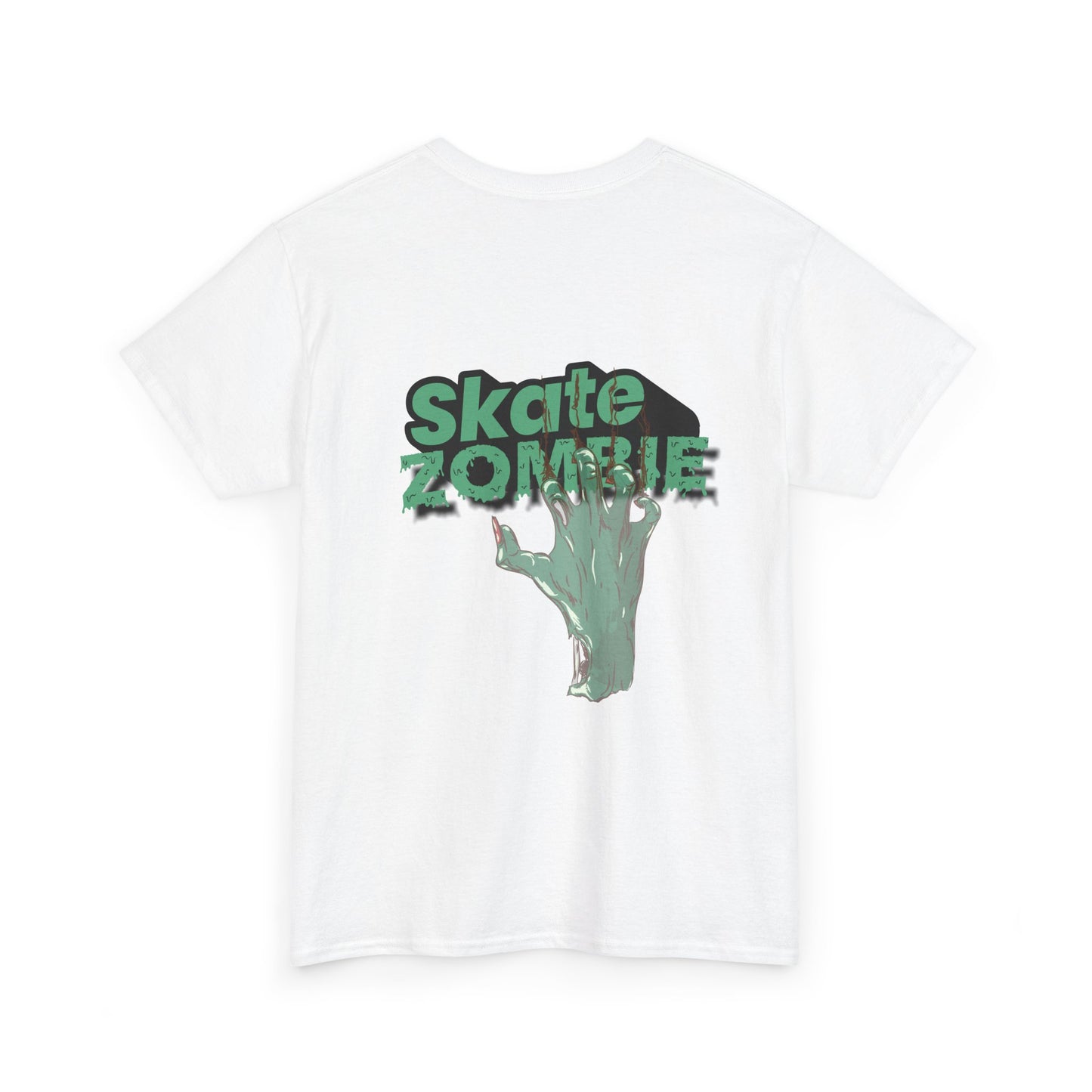 Skate Hand - Unisex Tee - Skate Zombie Back Design T-Shirt