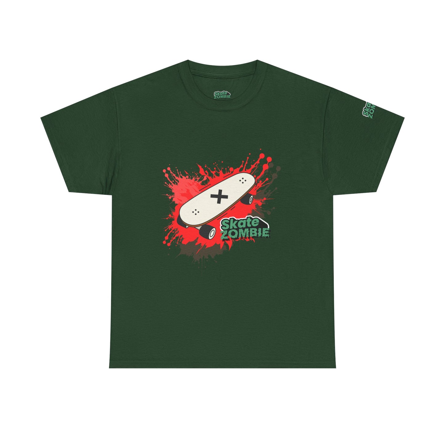 Skate Blood - Unisex Tee - Skate Zombie Front Design T-Shirt