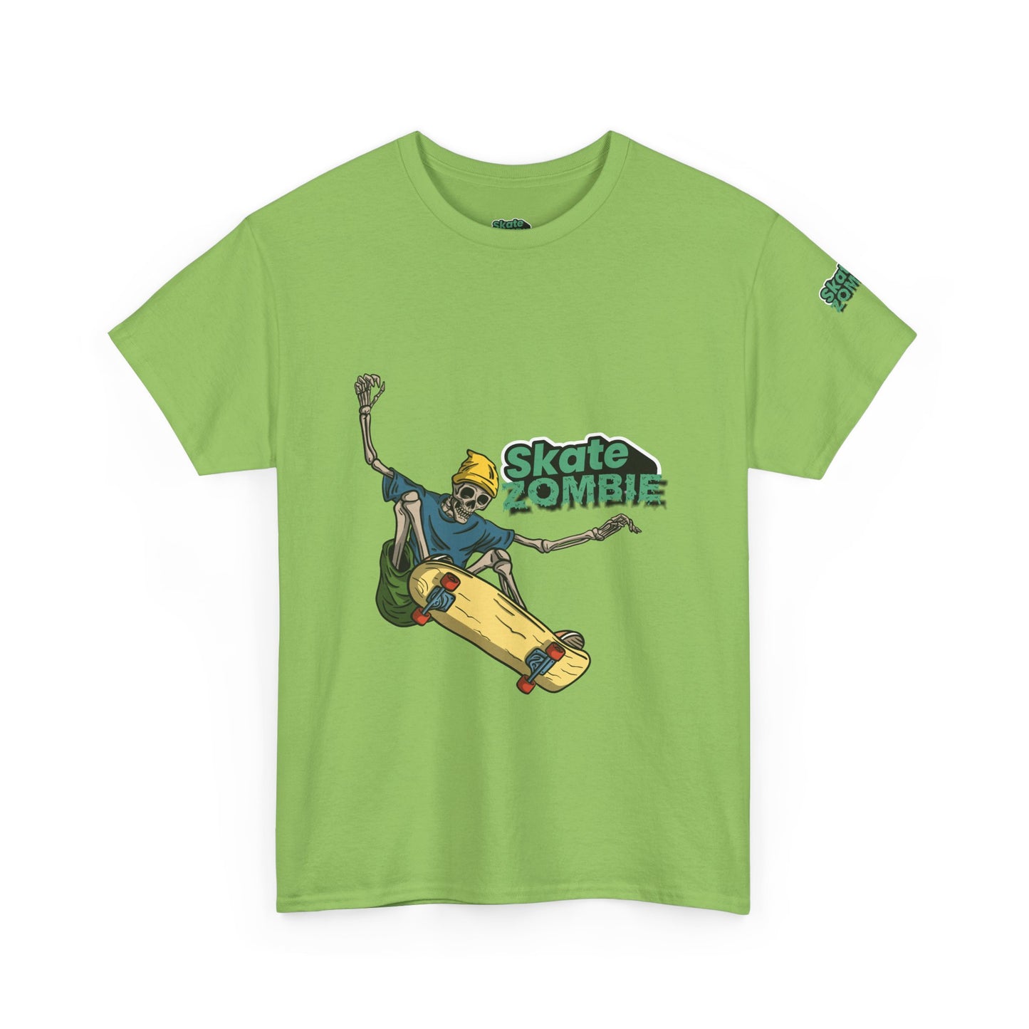 Skate Skeleton - Unisex Tee - Skate Zombie Front Design T-Shirt