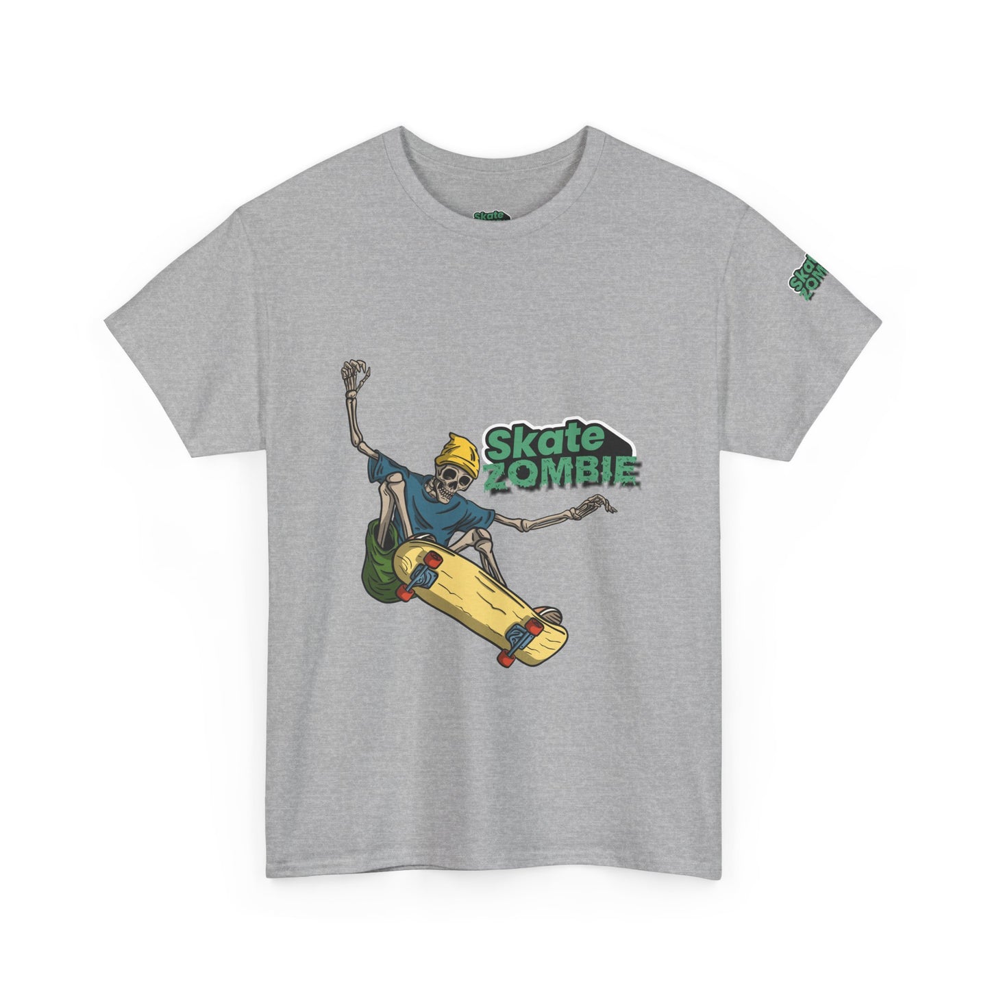 Skate Skeleton - Unisex Tee - Skate Zombie Front Design T-Shirt