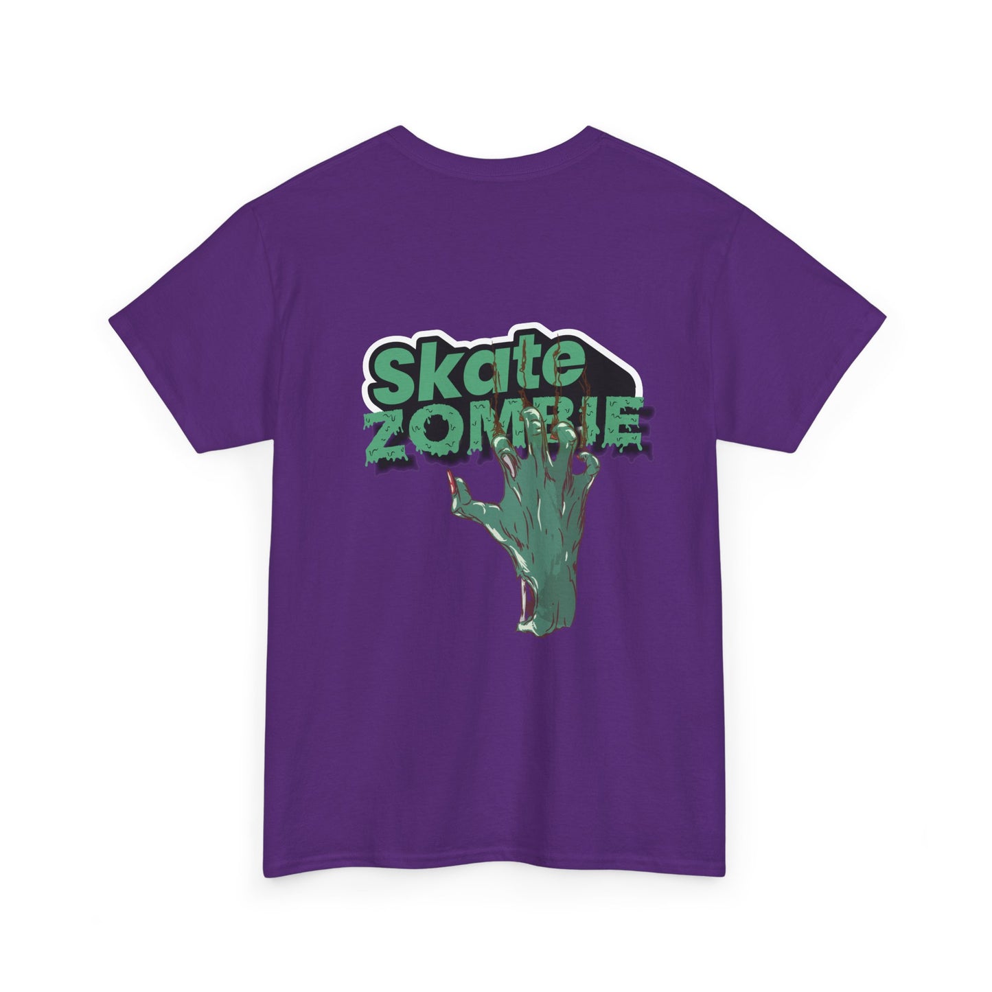 Skate Hand - Unisex Tee - Skate Zombie Back Design T-Shirt