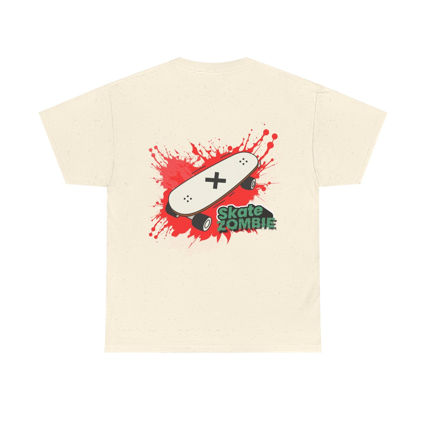 Skate Blood - Unisex Tee - Skate Zombie Back Design T-Shirt