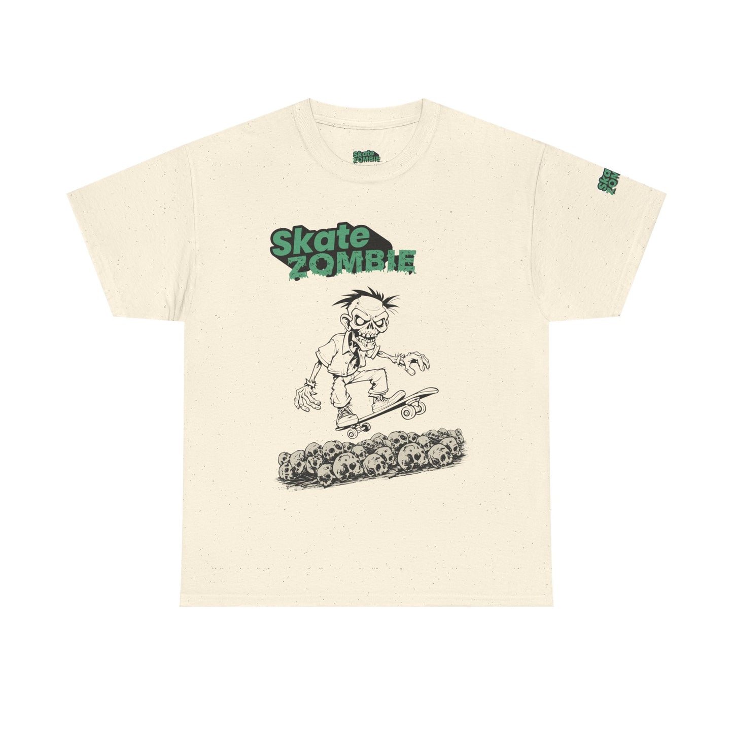 Skate Skulls - Unisex Tee - Skate Zombie Front Design T-Shirt