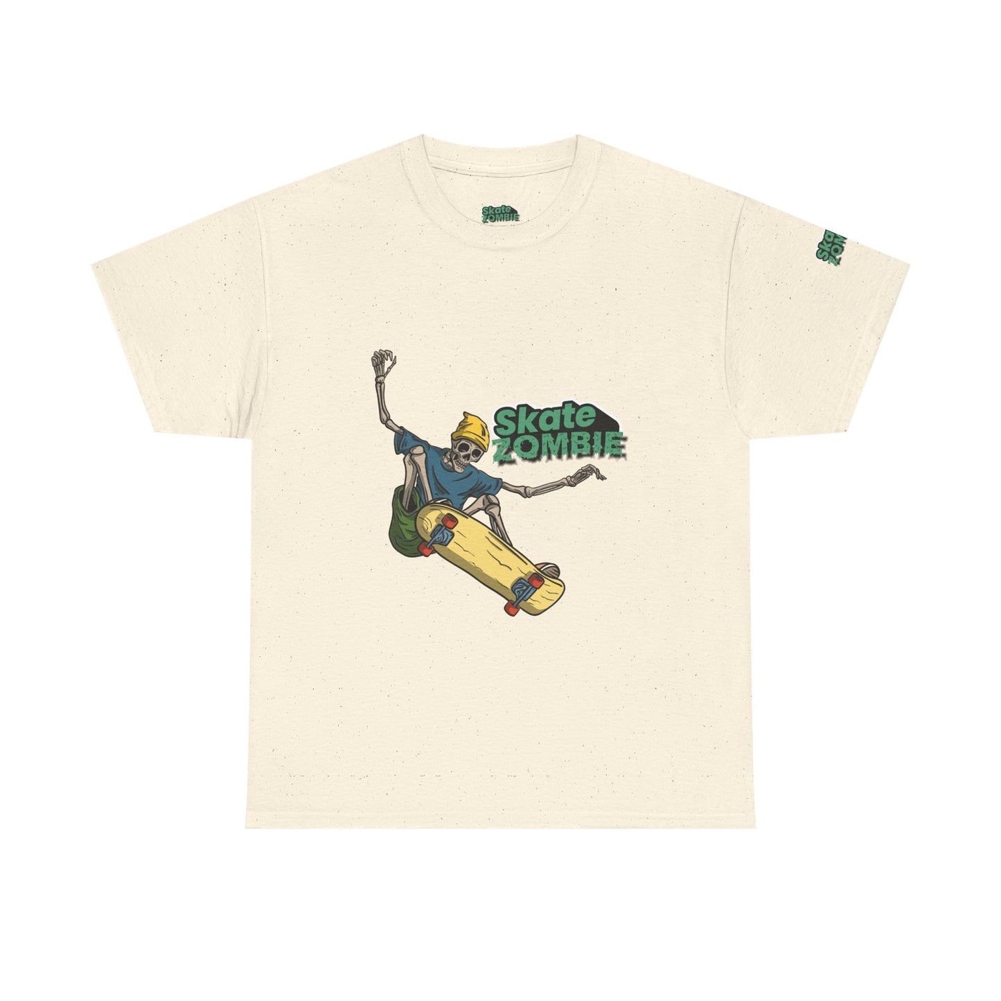 Skate Skeleton - Unisex Tee - Skate Zombie Front Design T-Shirt