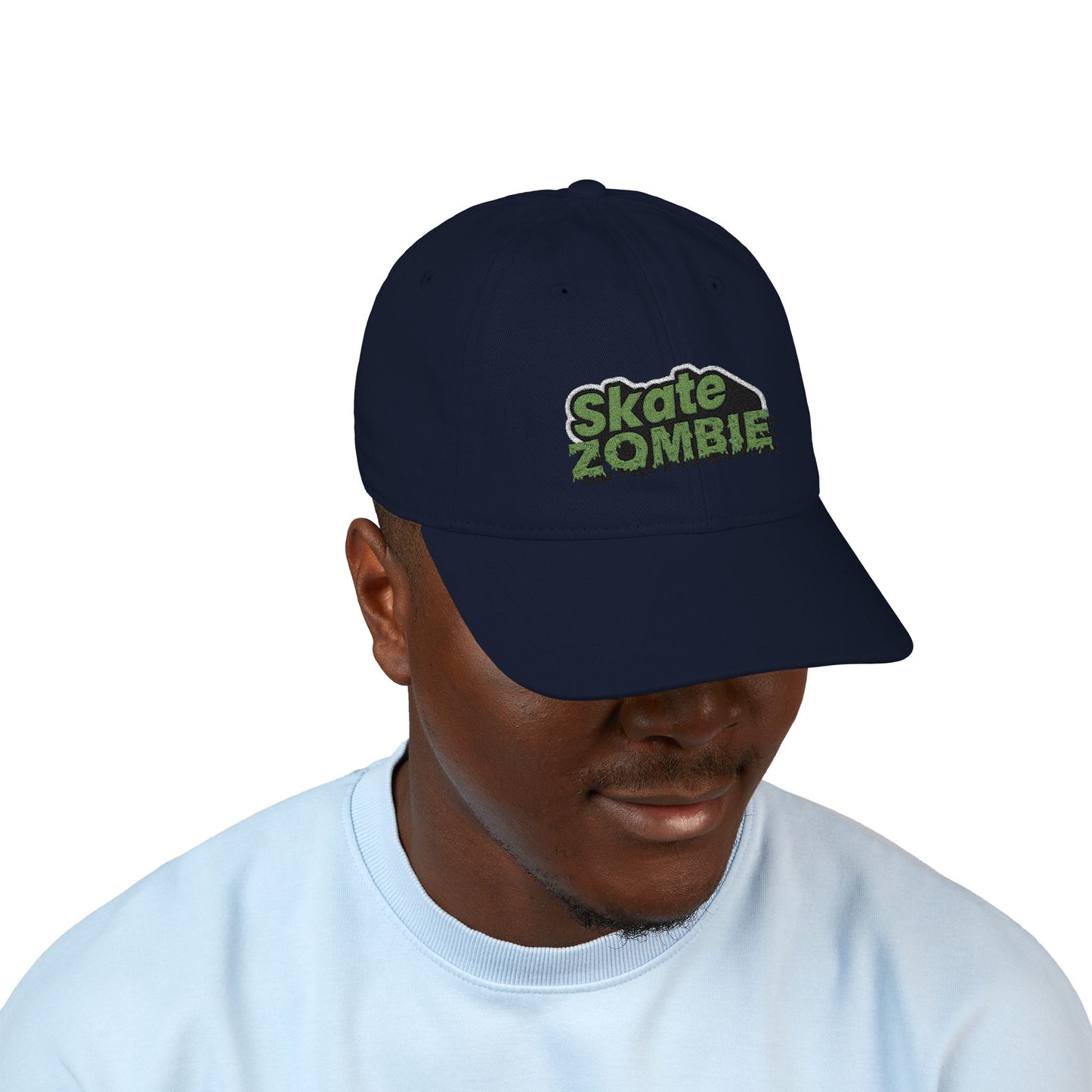 Skate Zombie - Embroidered Organic Baseball Cap
