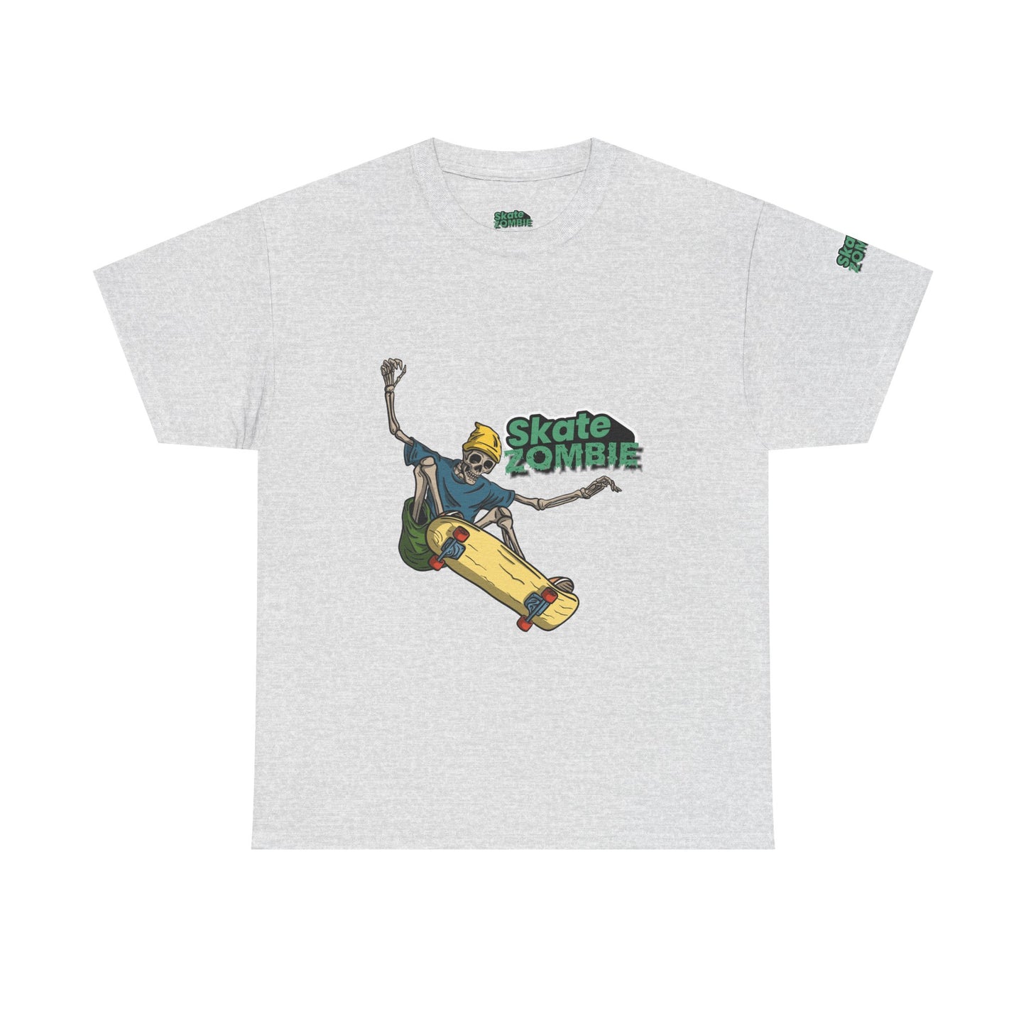 Skate Skeleton - Unisex Tee - Skate Zombie Front Design T-Shirt