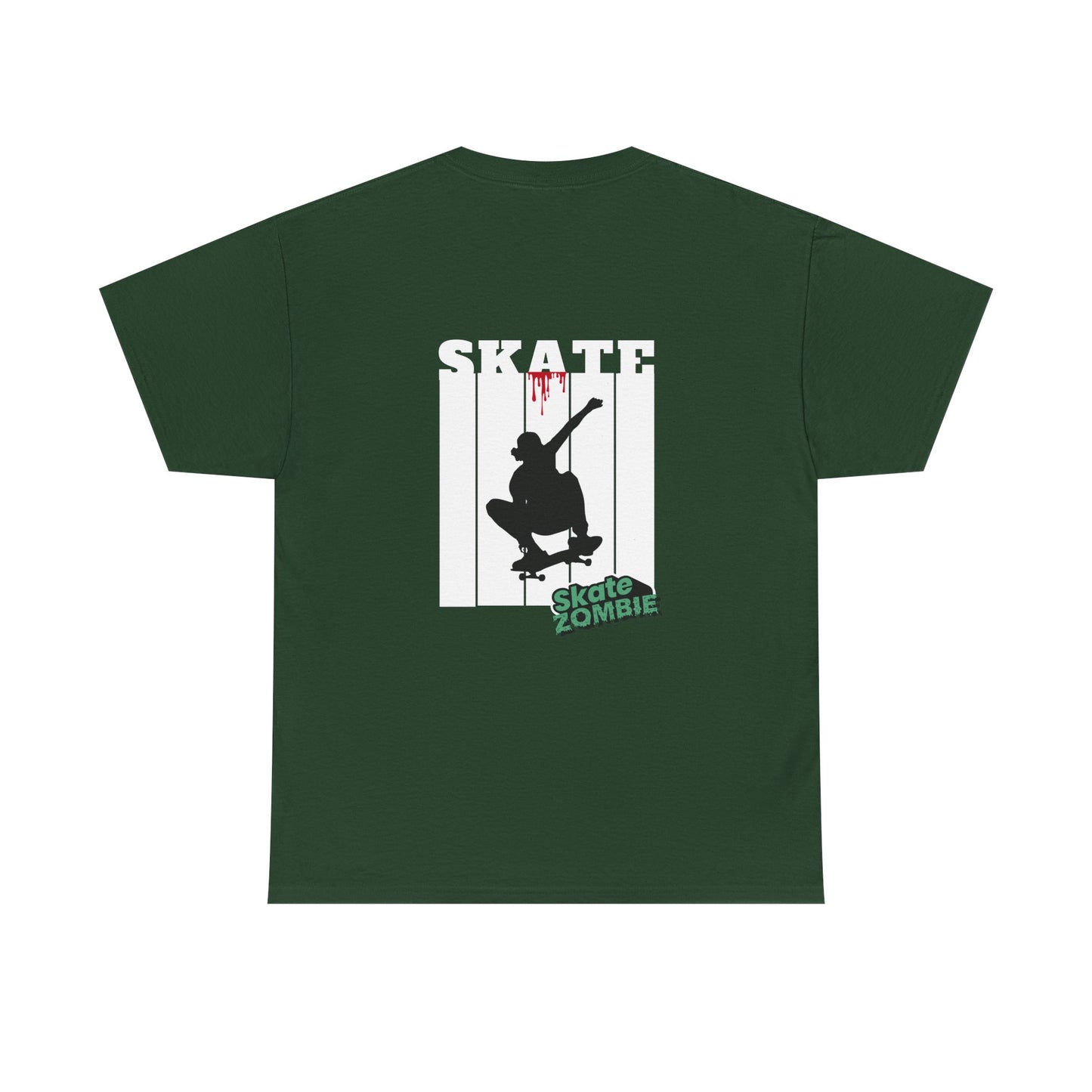 Skate NYC - Unisex Tee - Skate Zombie Back Design T-Shirt