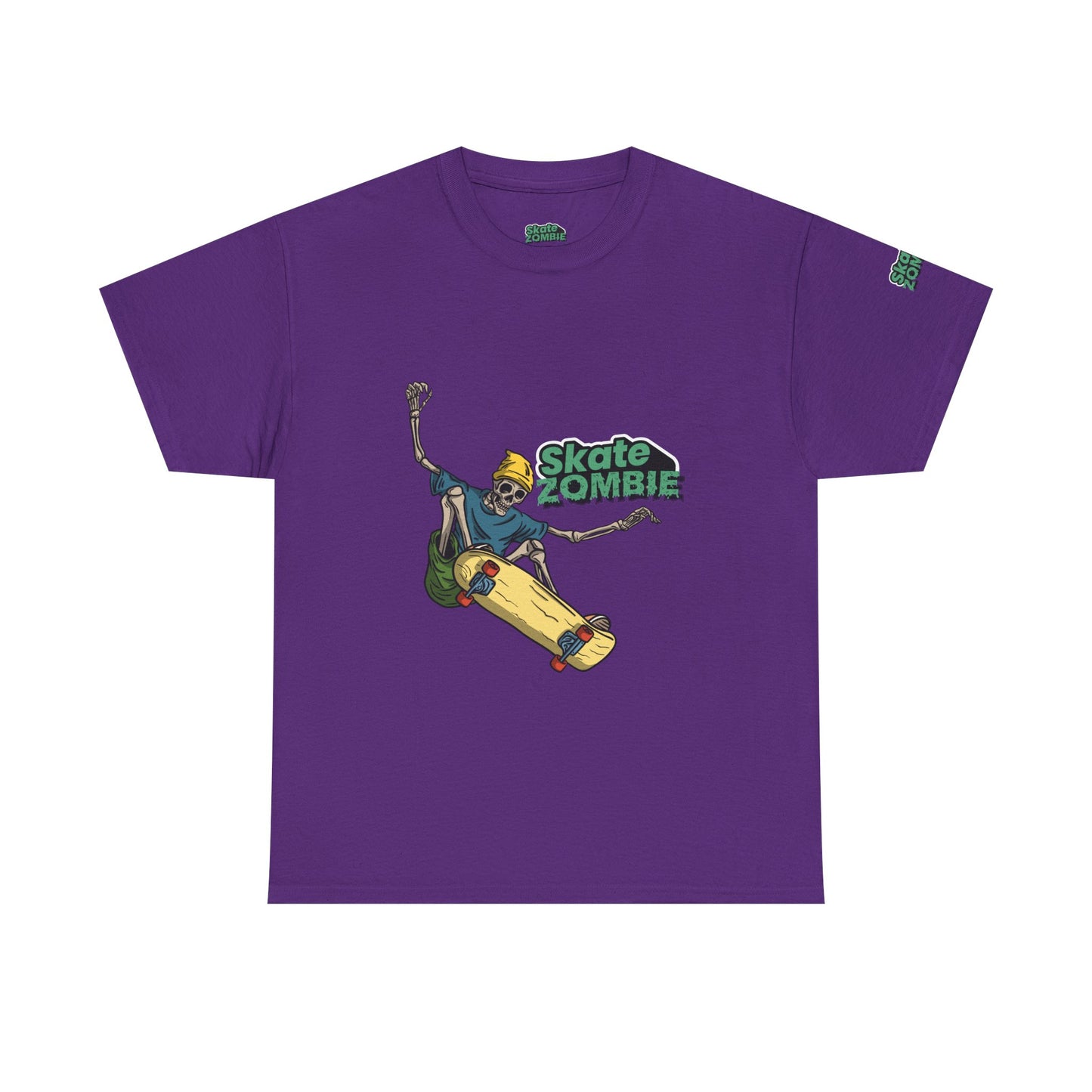 Skate Skeleton - Unisex Tee - Skate Zombie Front Design T-Shirt