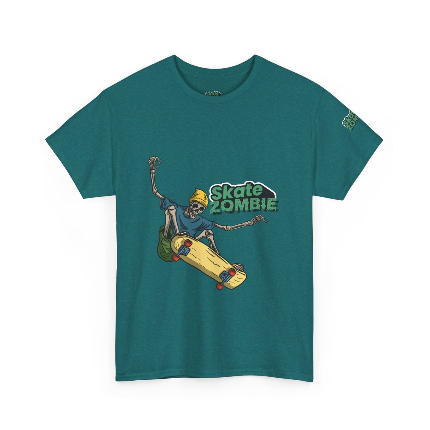 Skate Skeleton - Unisex Tee - Skate Zombie Front Design T-Shirt