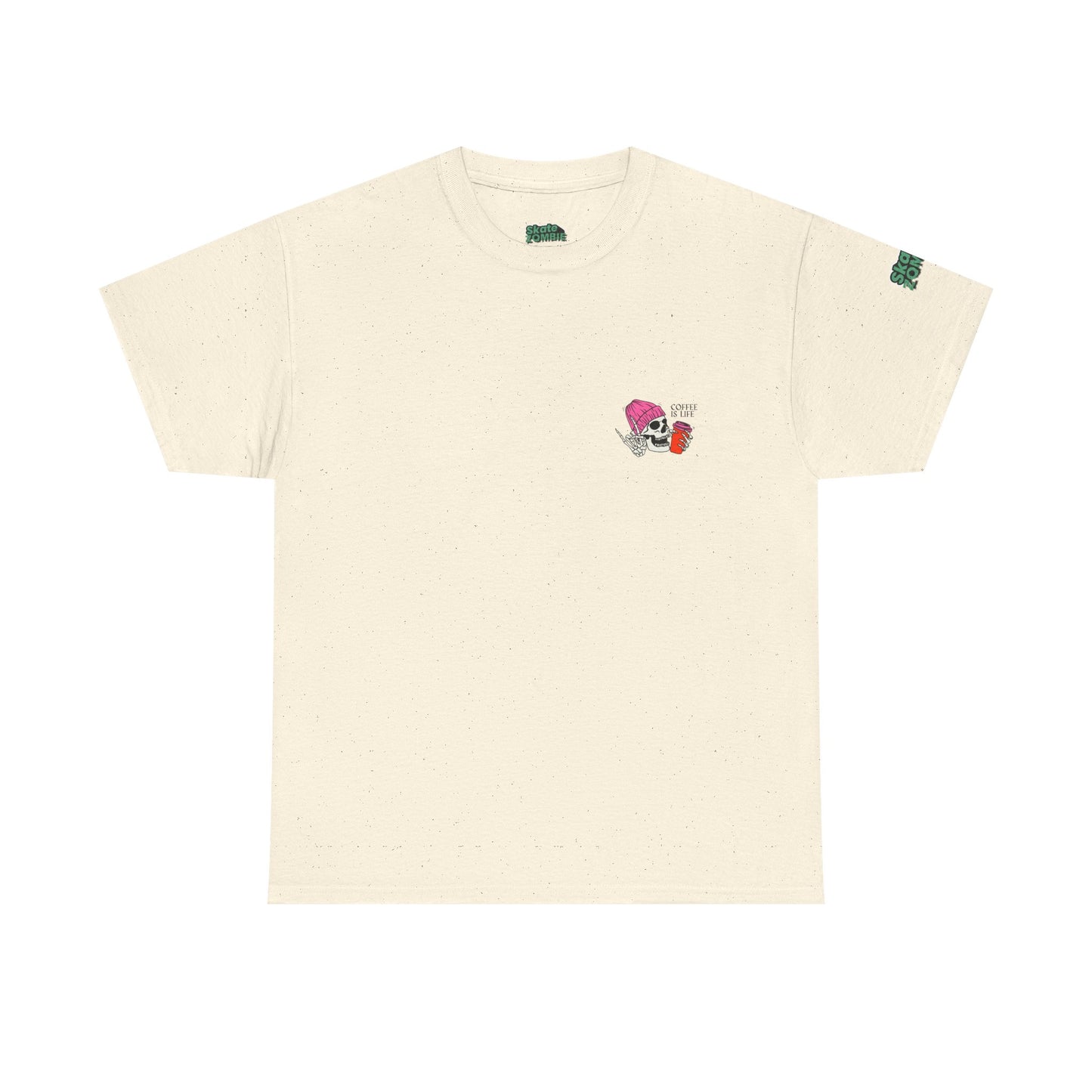 Coffee Is Life - Unisex Tee - Skate Zombie Small Logo T-Shirt