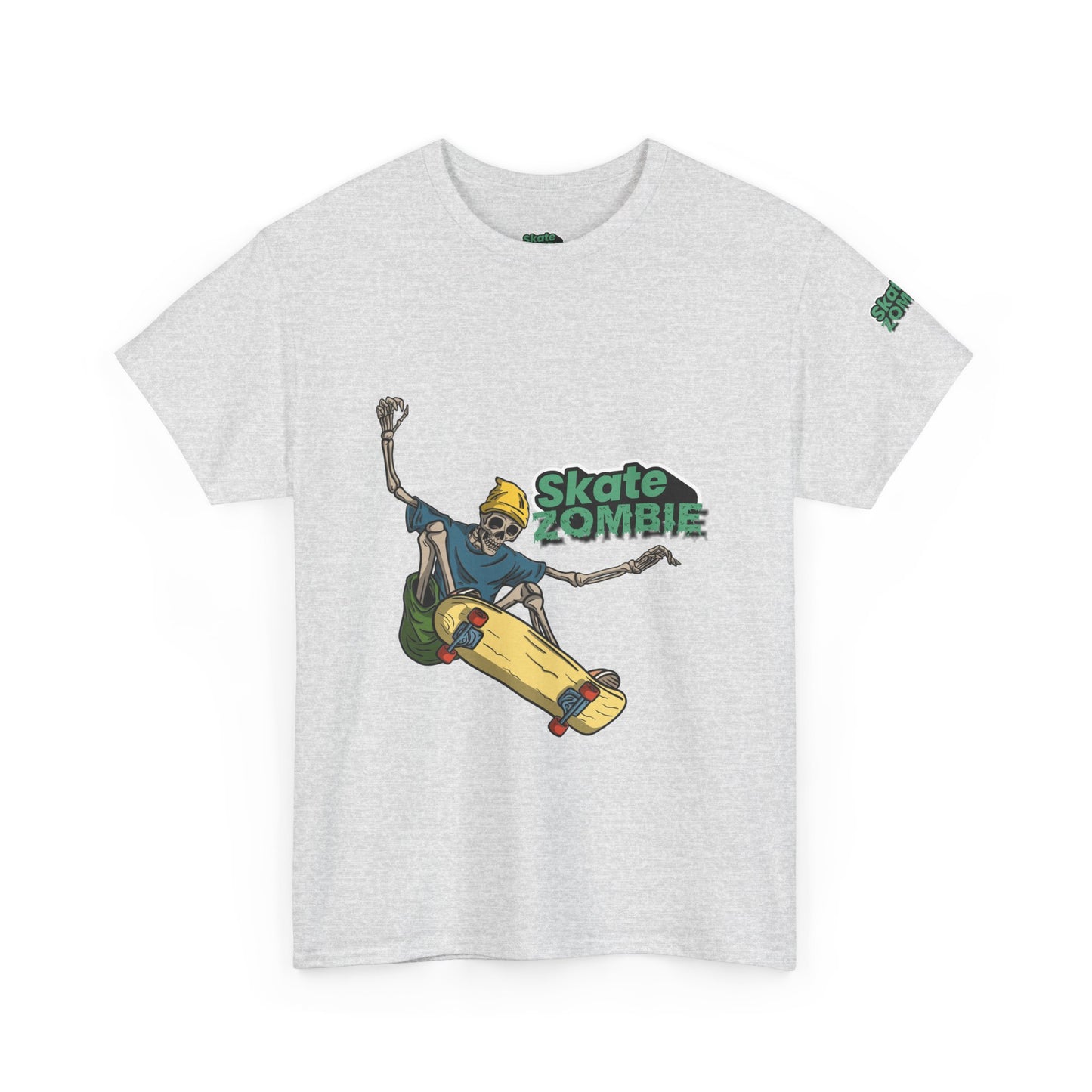 Skate Skeleton - Unisex Tee - Skate Zombie Front Design T-Shirt