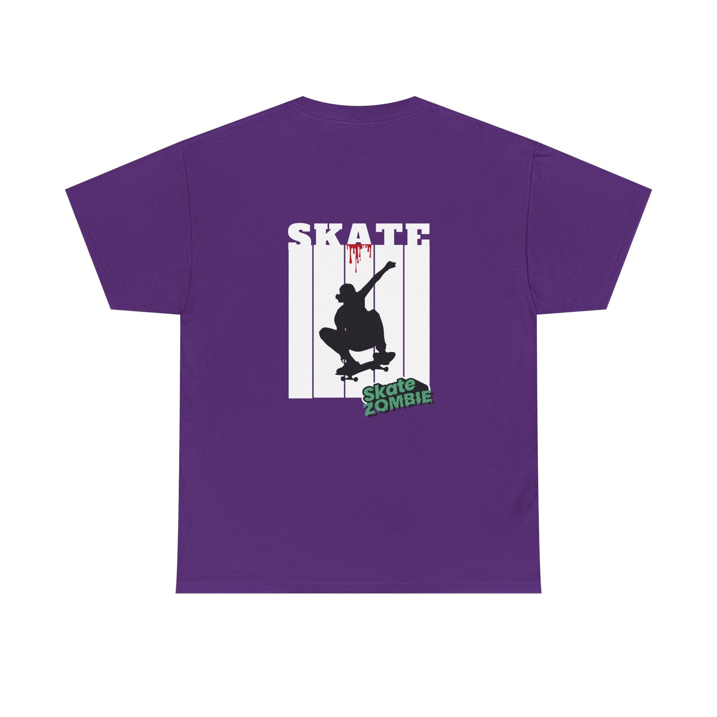 Skate NYC - Unisex Tee - Skate Zombie Back Design T-Shirt