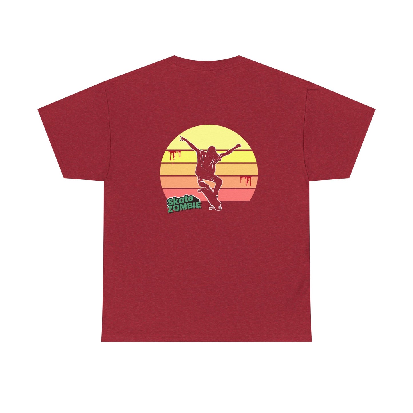 Skate Zombie LA - Unisex Tee - Skate Zombie Back Design T-Shirt