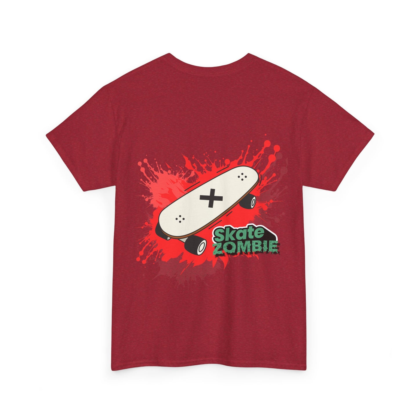 Skate Blood - Unisex Tee - Skate Zombie Back Design T-Shirt