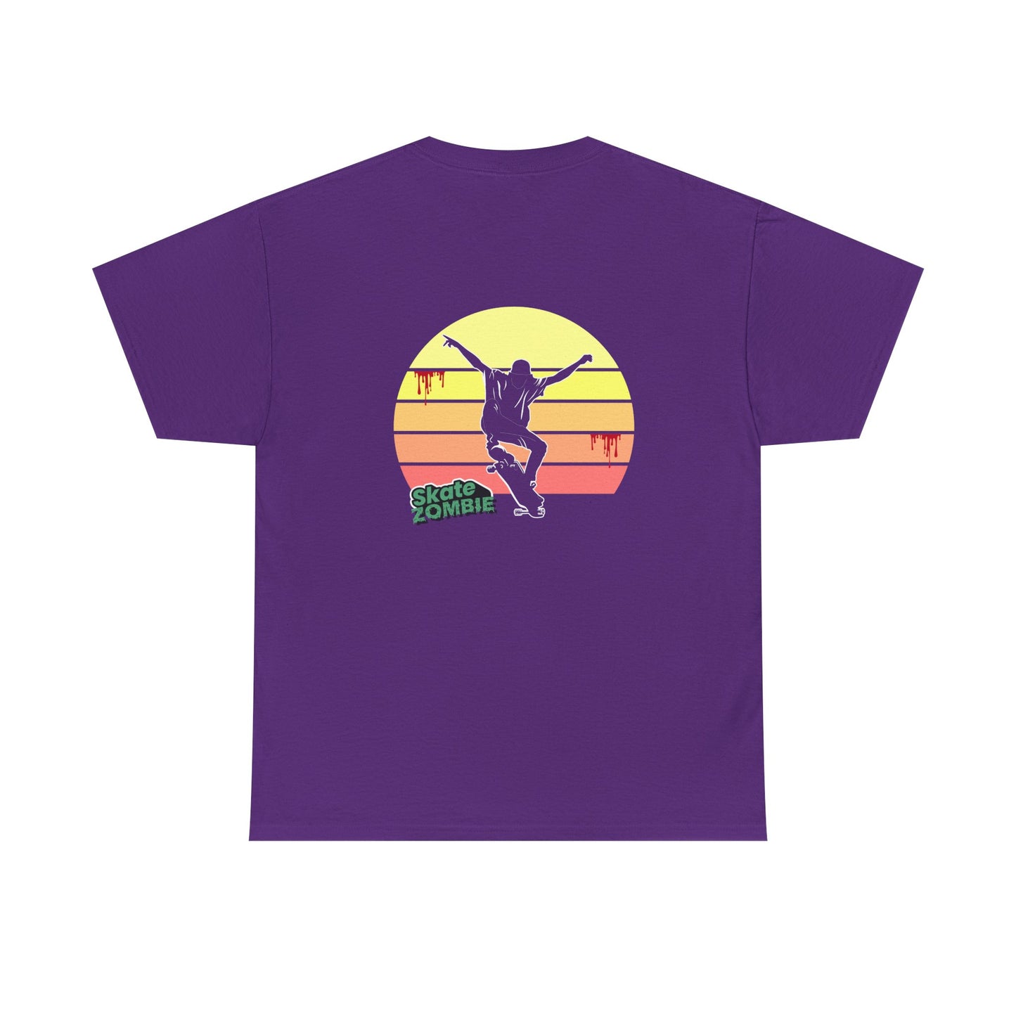 Skate Zombie LA - Unisex Tee - Skate Zombie Back Design T-Shirt