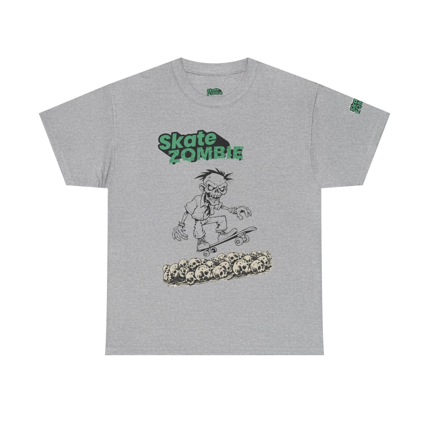 Skate Skulls - Unisex Tee - Skate Zombie Front Design T-Shirt