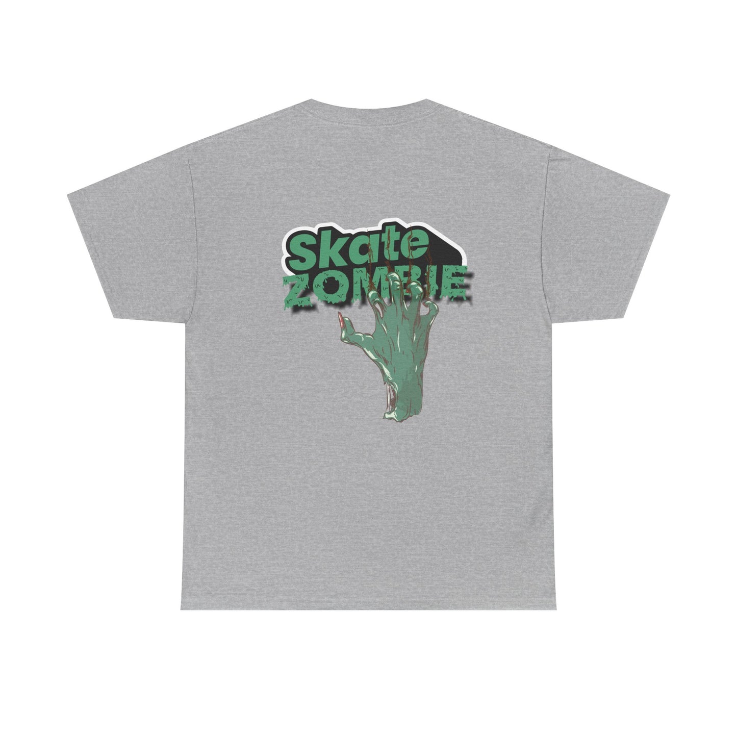 Skate Hand - Unisex Tee - Skate Zombie Back Design T-Shirt