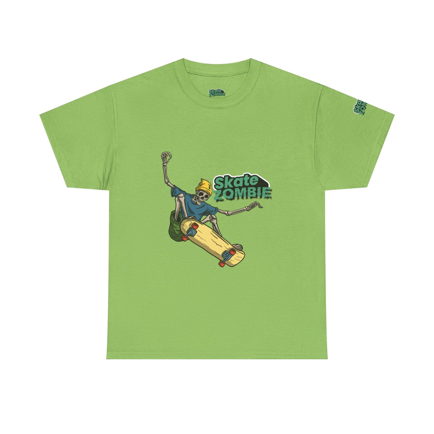 Skate Skeleton - Unisex Tee - Skate Zombie Front Design T-Shirt
